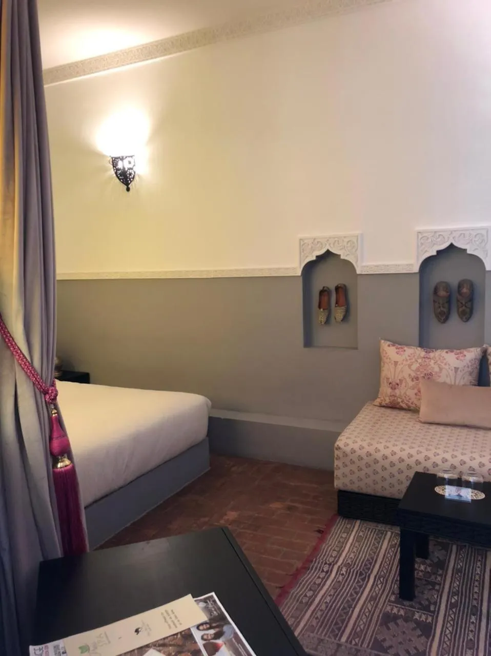 Bed in Riad Hart Essoura