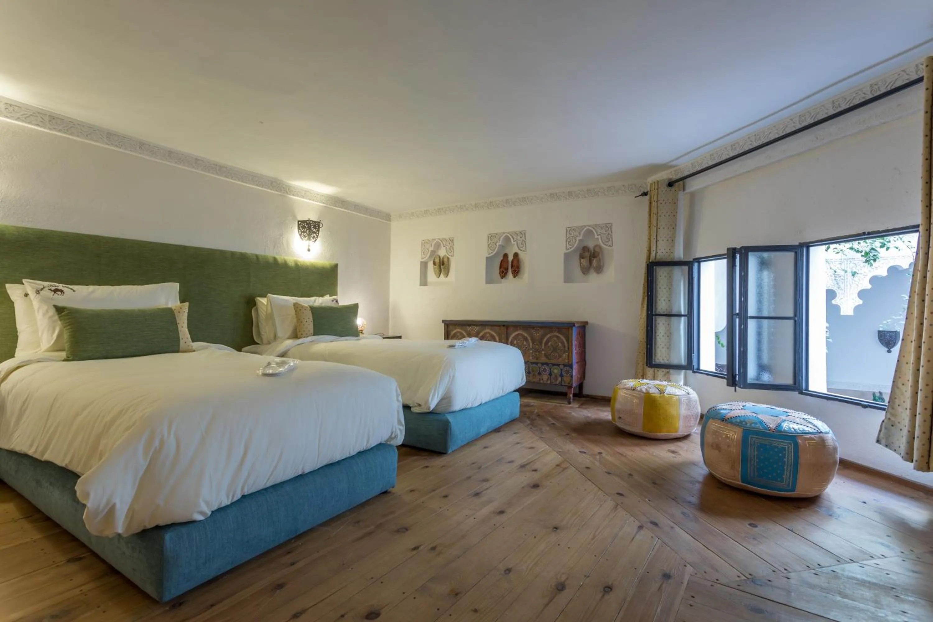 Bed in Riad Hart Essoura