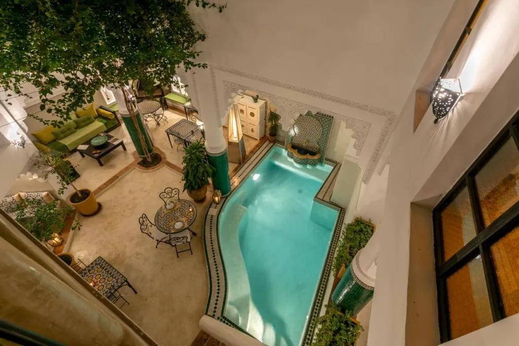 Pool view in Riad Hart Essoura