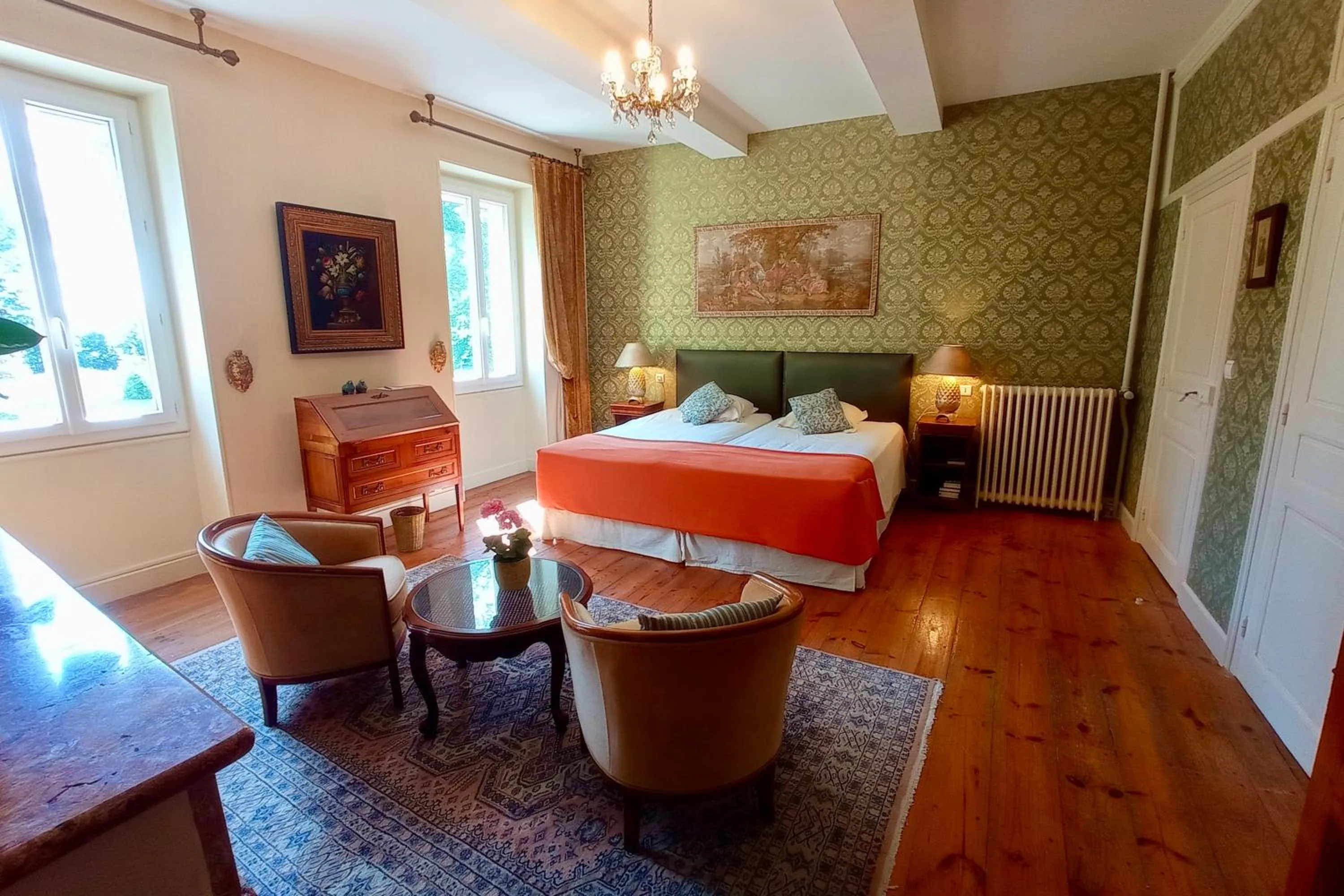 Bed in Domaine de Rasigous