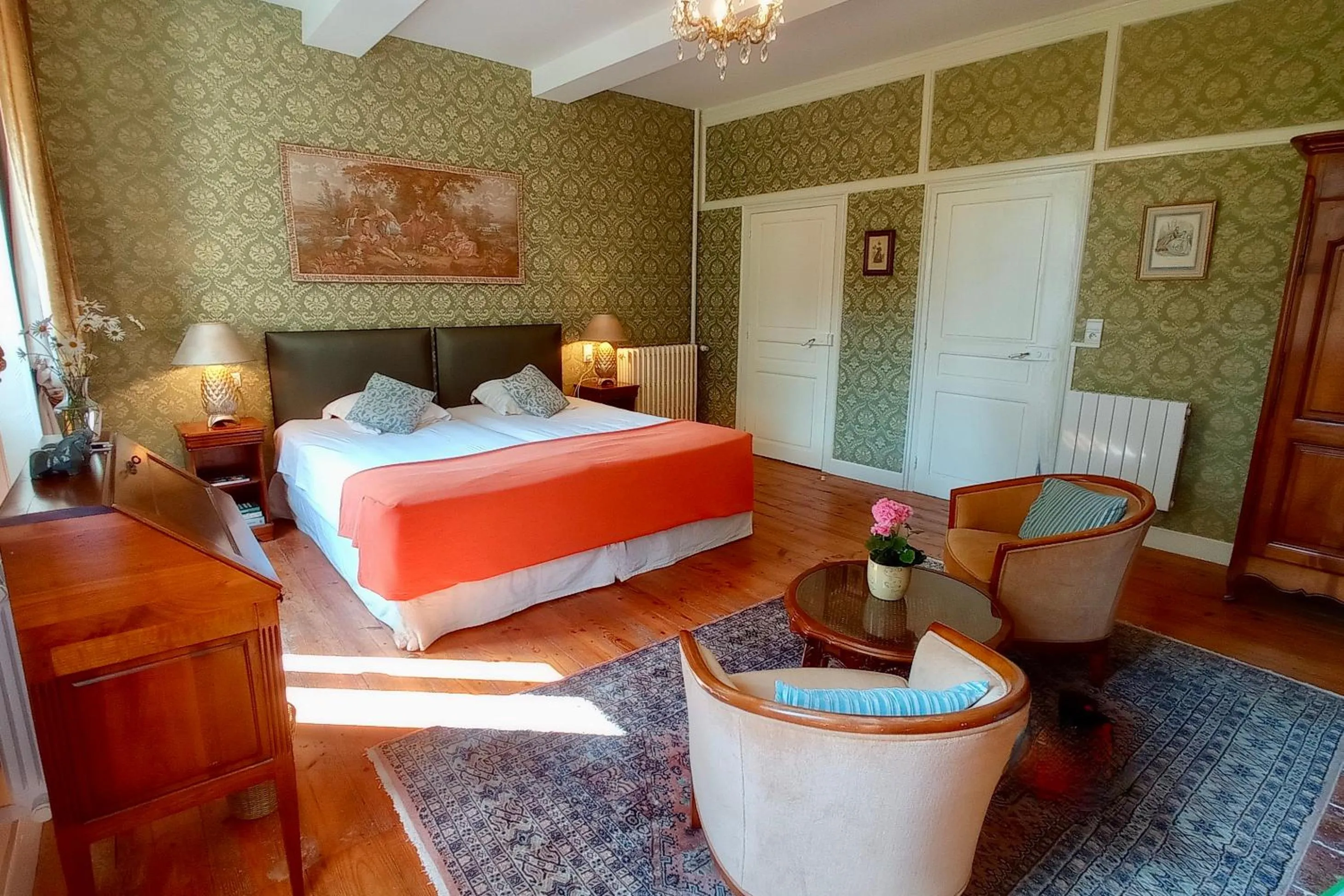 Bed in Domaine de Rasigous