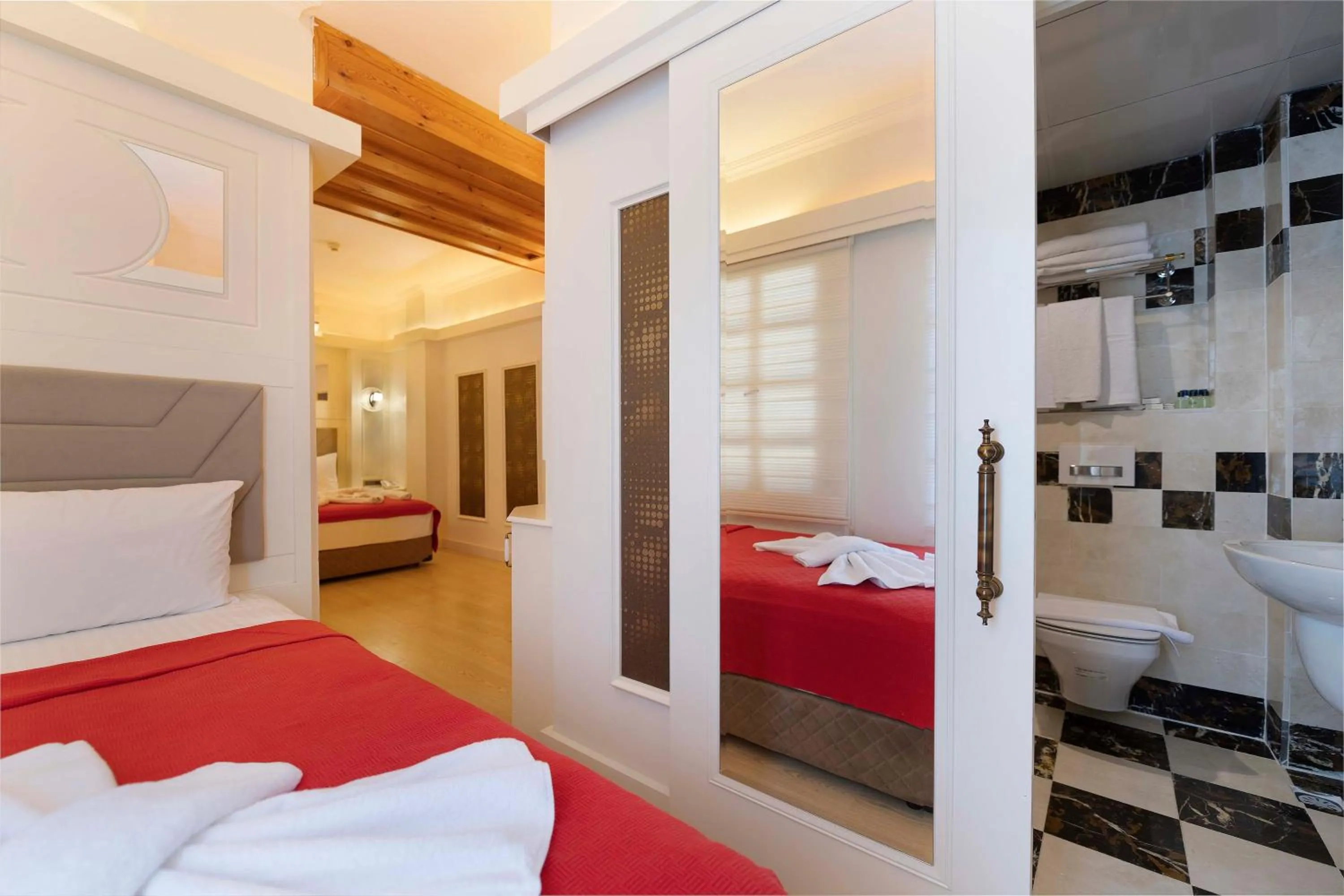 Bed in Castle Old Town Hotel