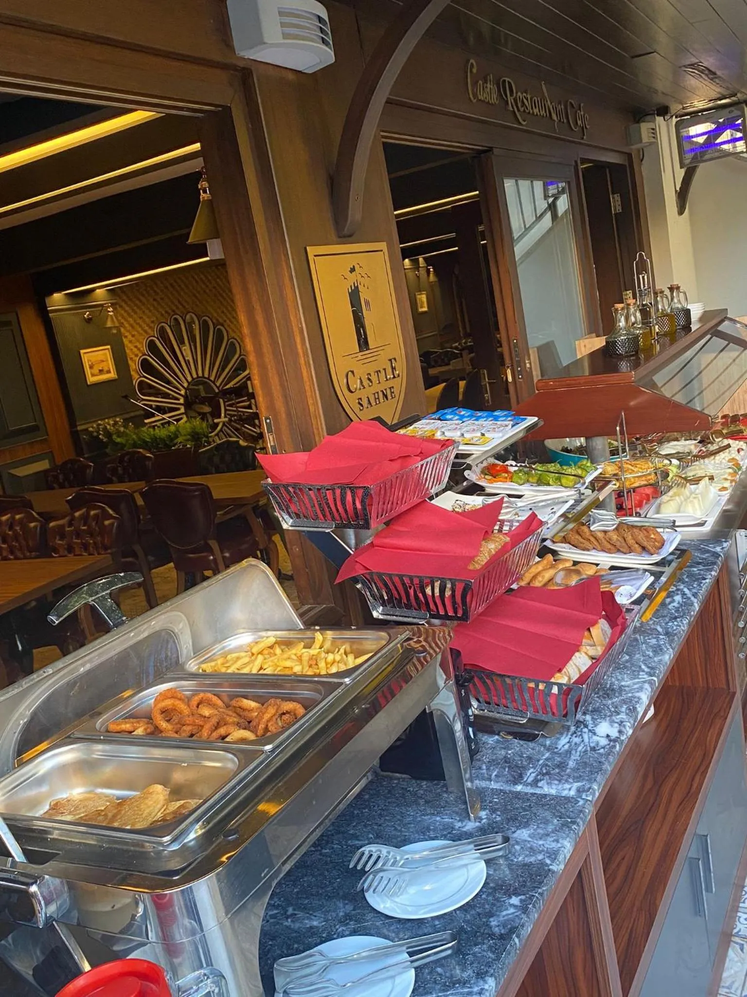 Buffet breakfast in Castle Old Town Hotel