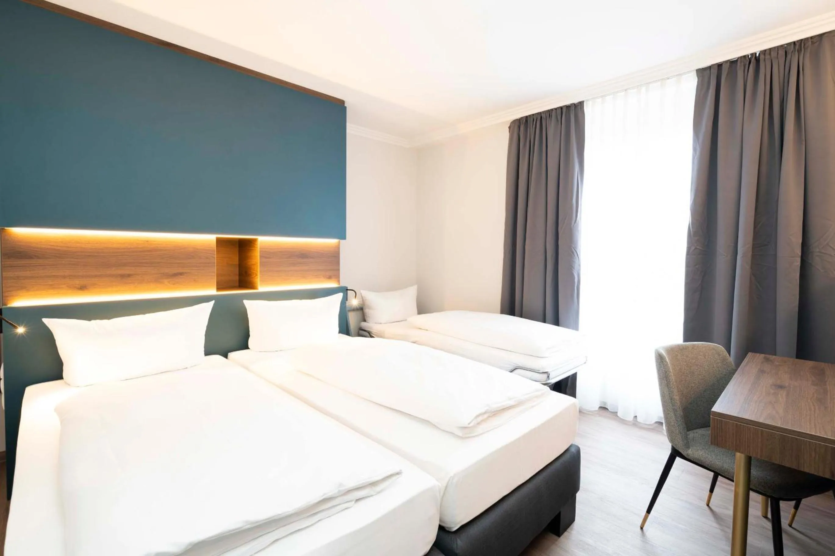 Bed in Hotel Rosenhof bei Bamberg