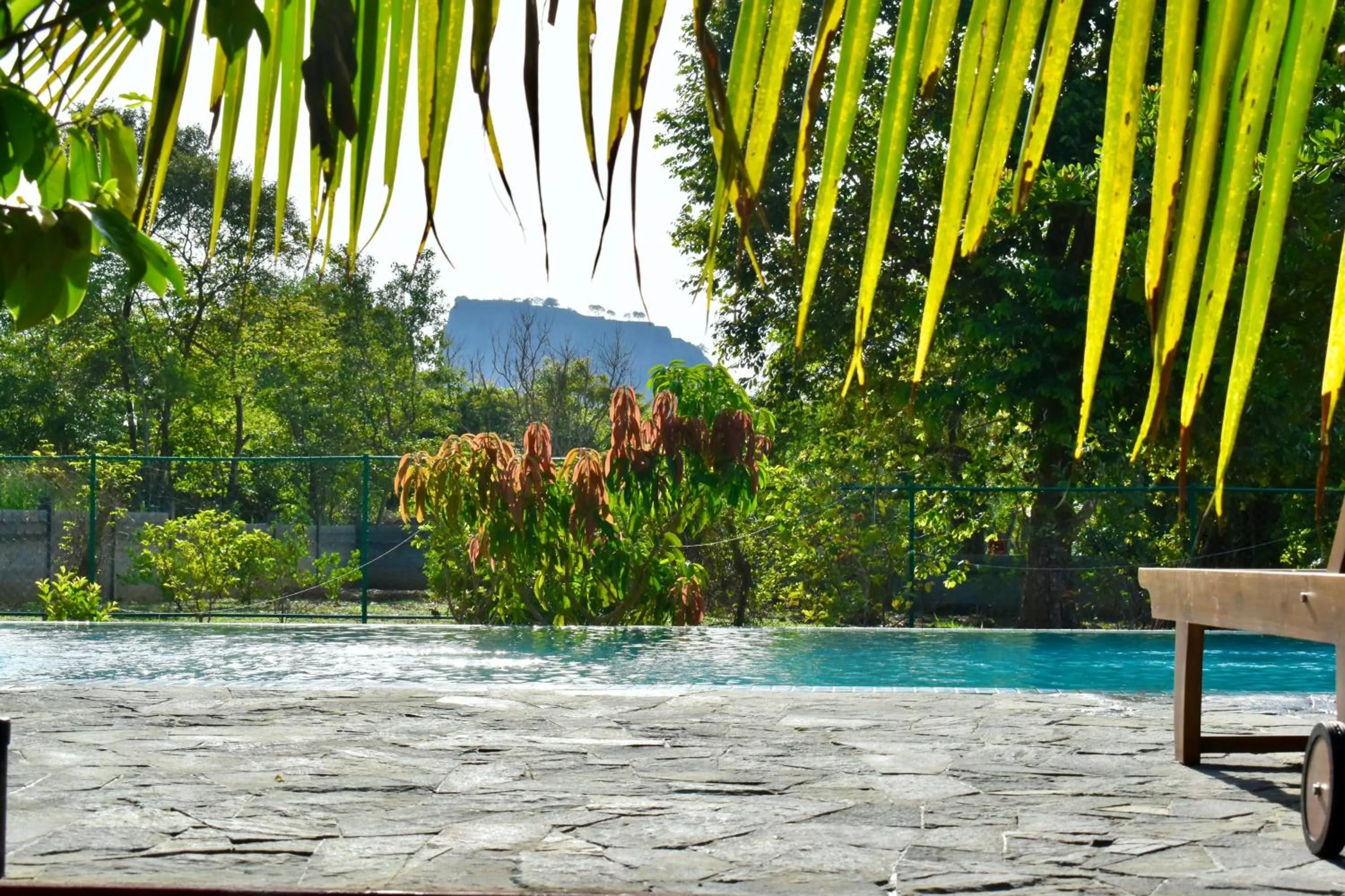 Pool view in Sinhagiri Villa