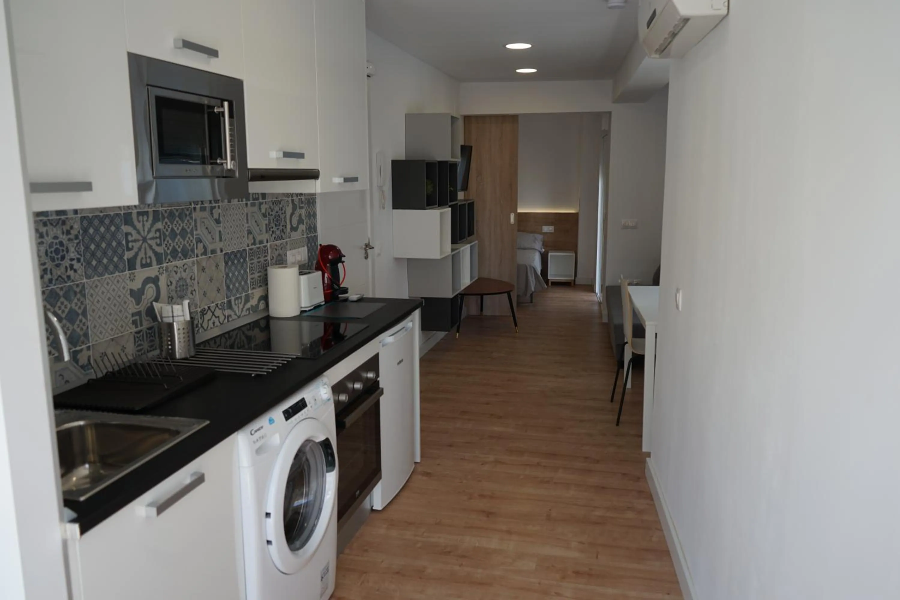 Kitchen or kitchenette in Pescadors Apartamentos TRG