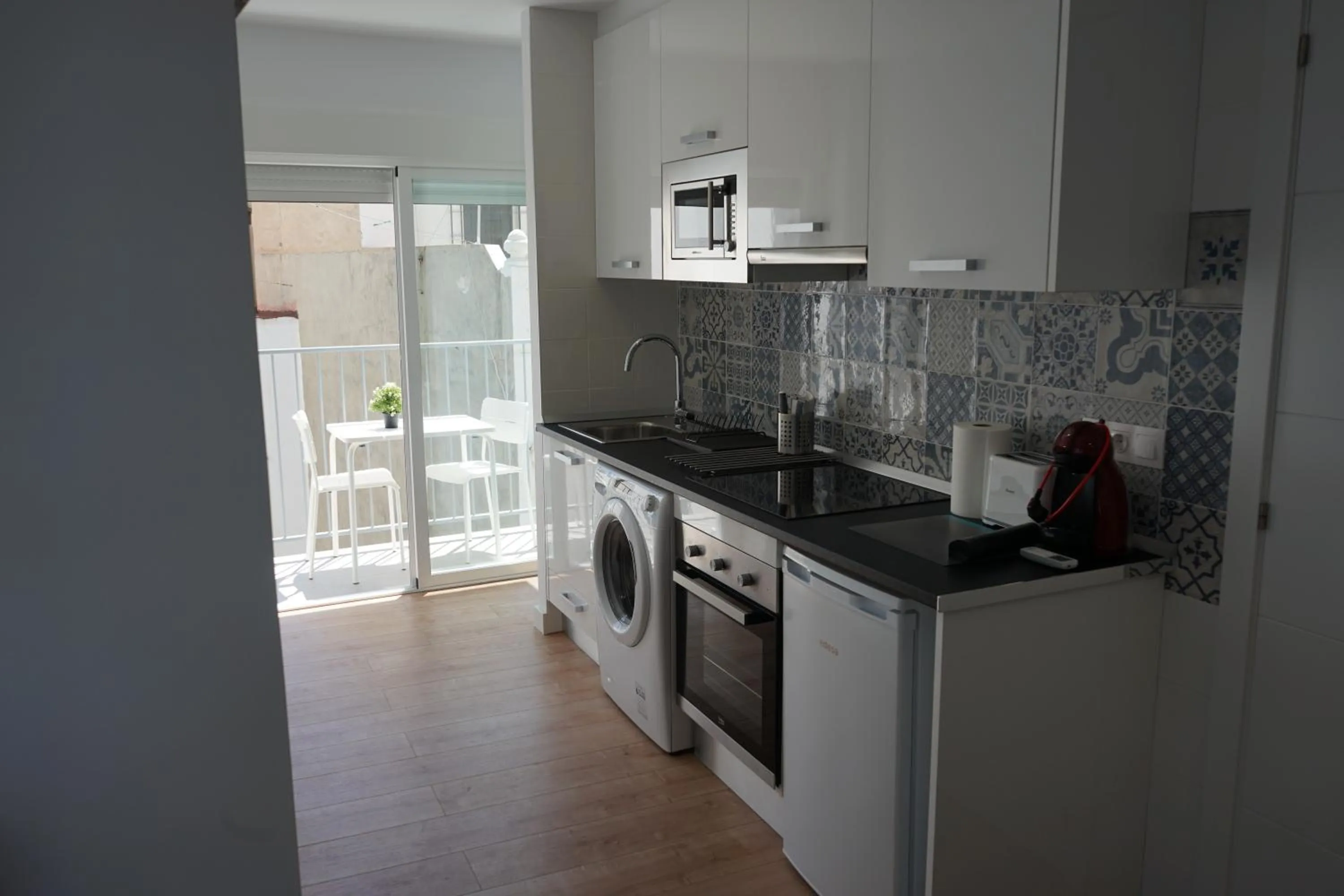 Kitchen or kitchenette in Pescadors Apartamentos TRG