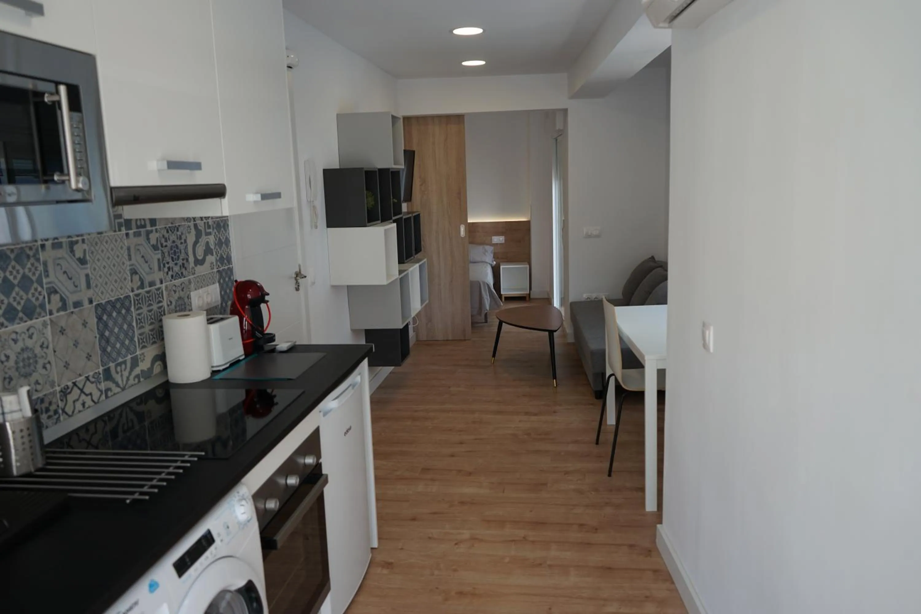Kitchen or kitchenette in Pescadors Apartamentos TRG