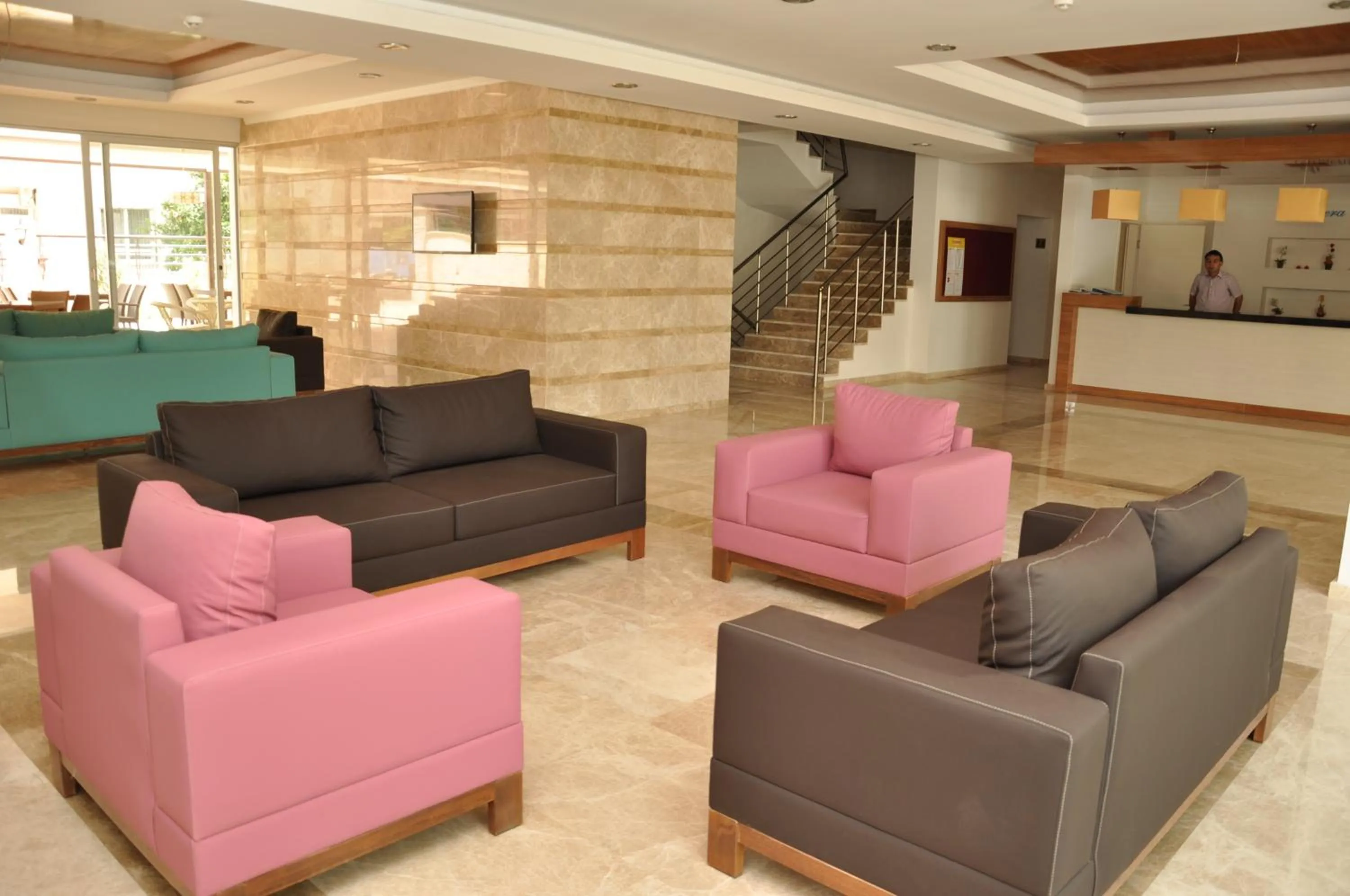 Lobby or reception in Almera Park Apart Hotel