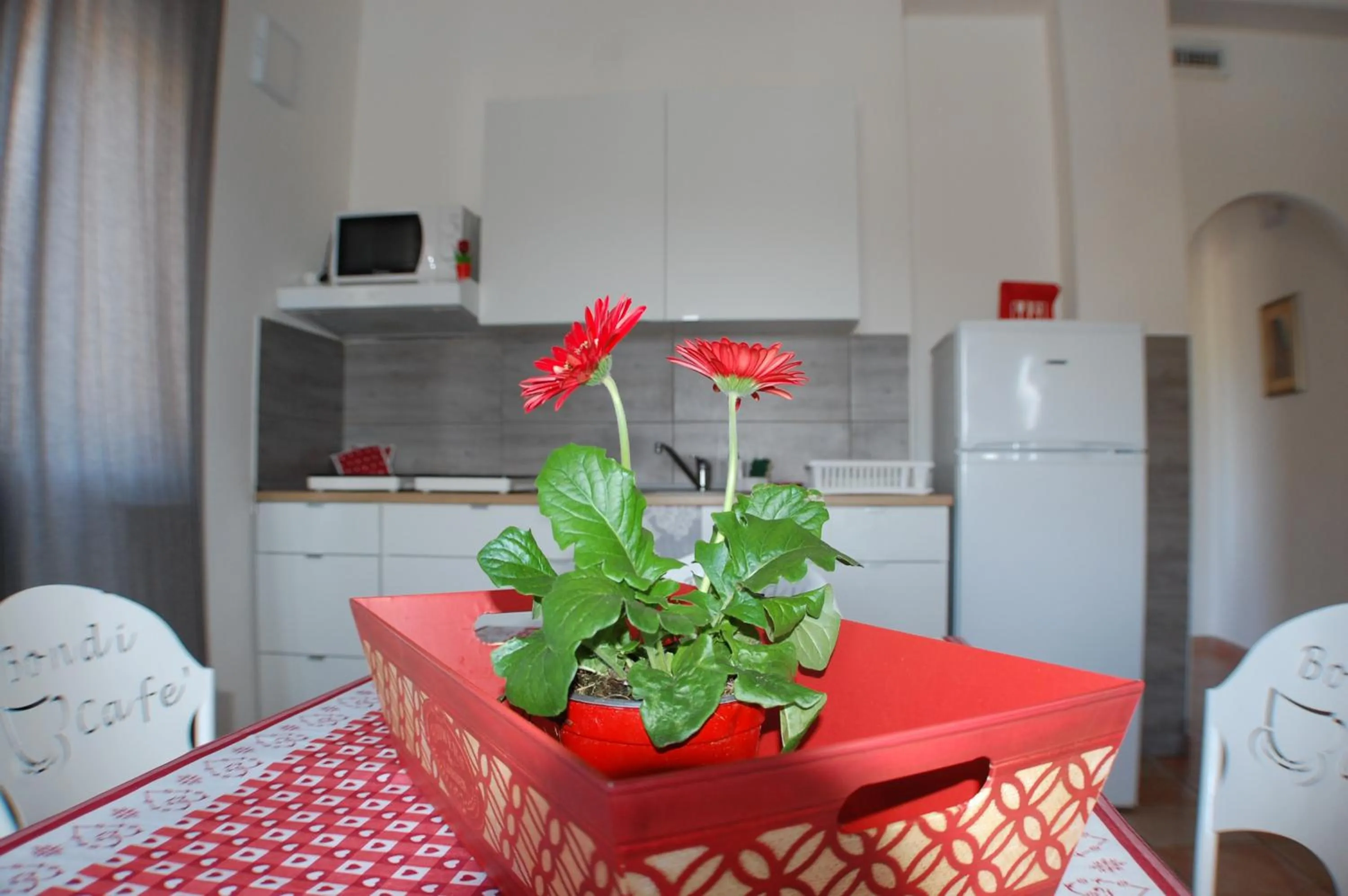 Kitchen or kitchenette in Le casette di Frà al Bondì