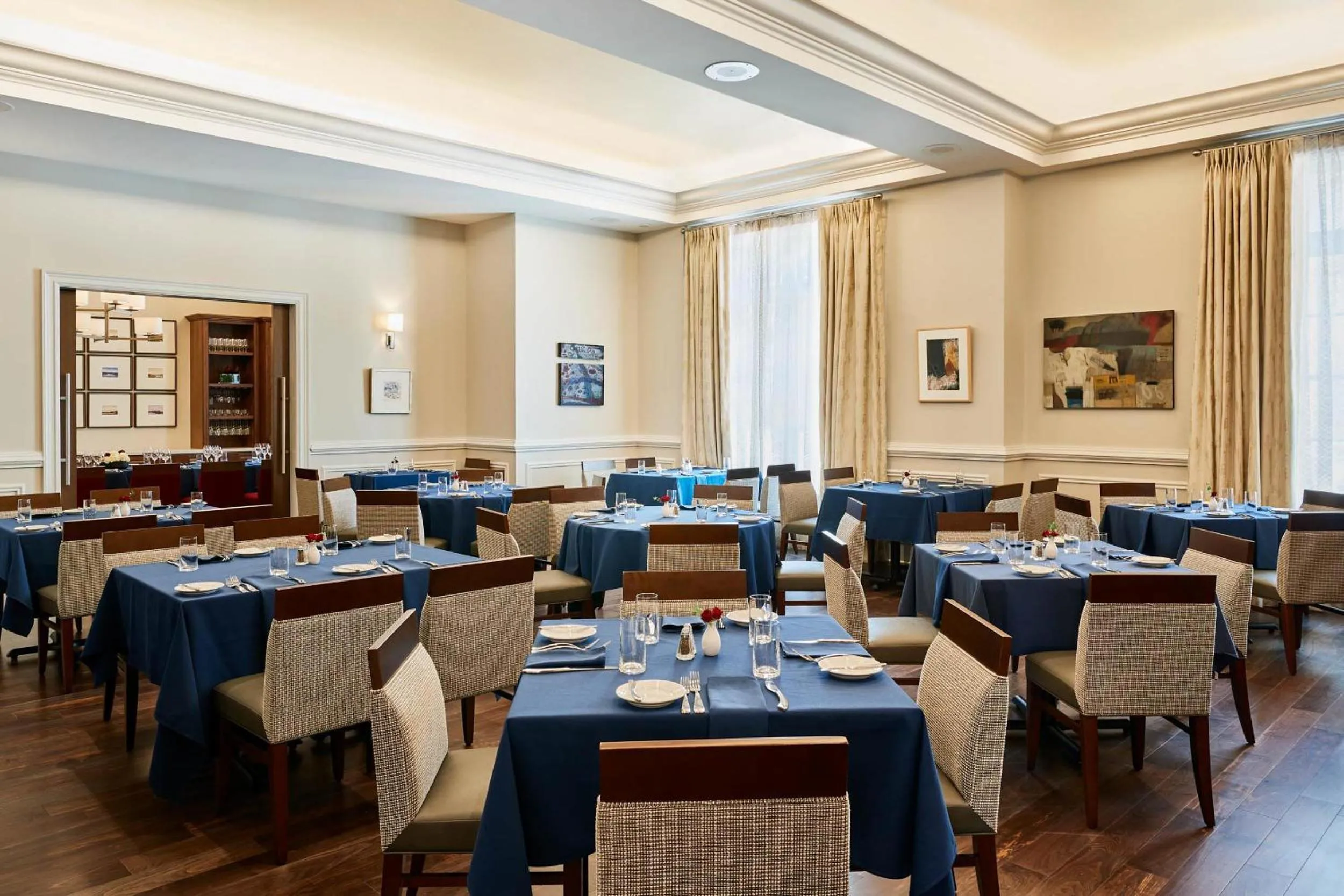 Seating area in The Inn at Elon