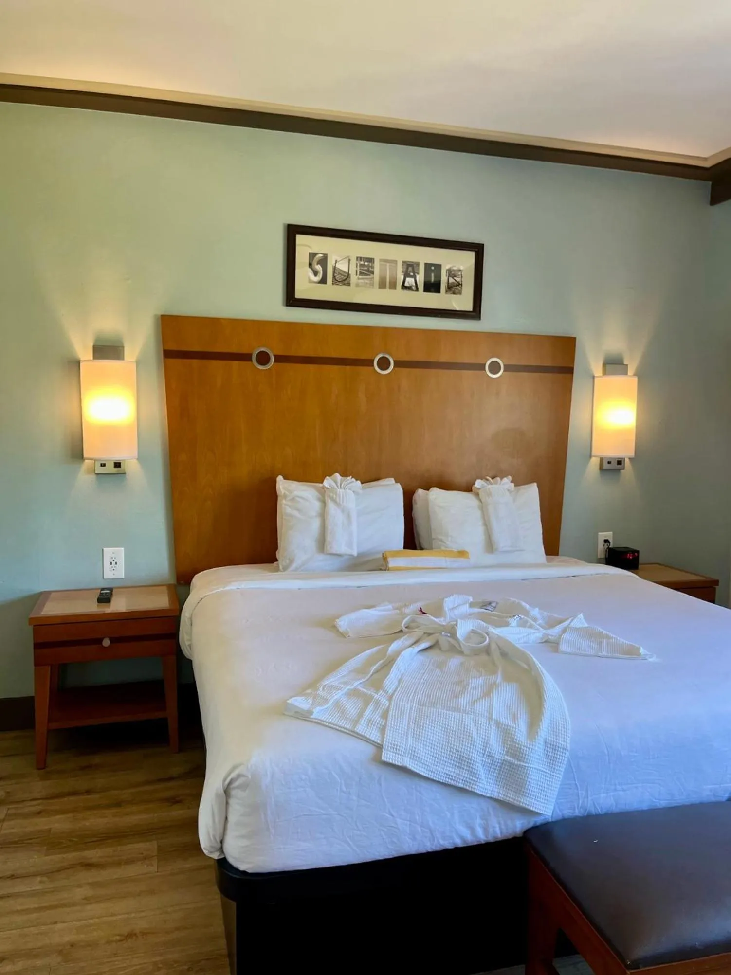 Bed in Majestic Hotel South Beach