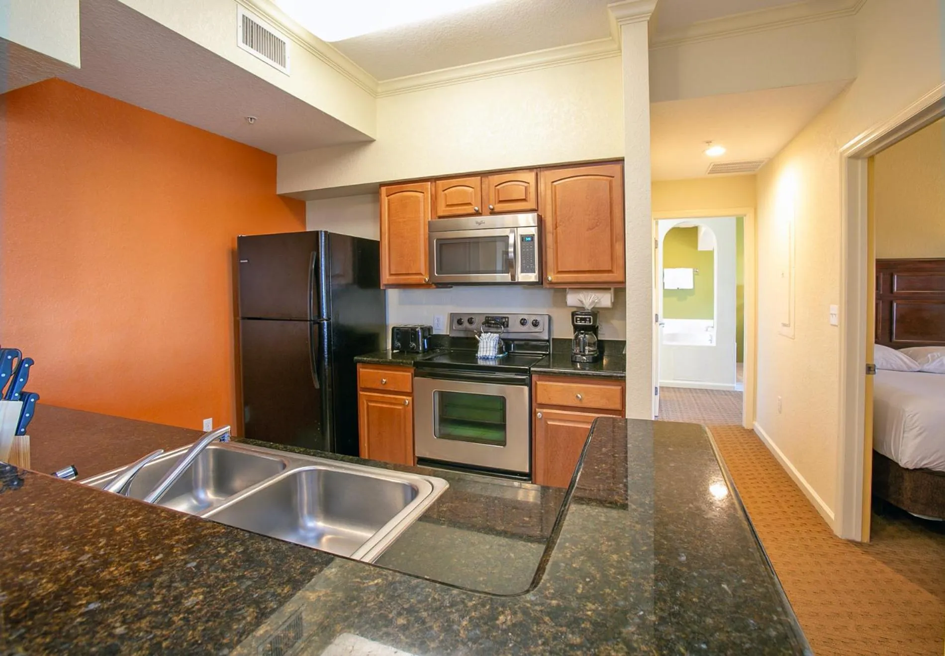Kitchen or kitchenette in Lake Buena Vista Resort Village and Spa, Near Disney