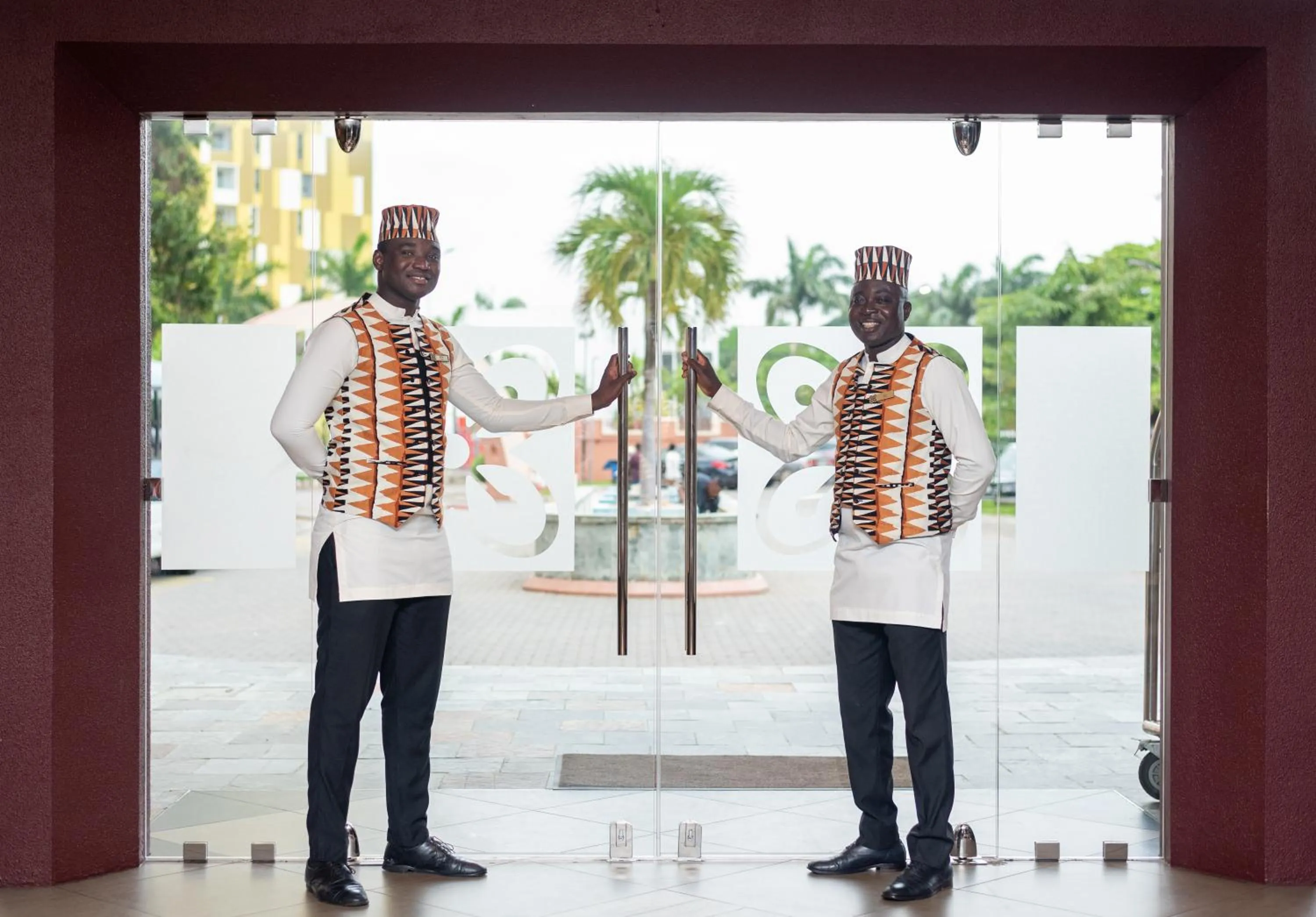 Staff in The African Regent Hotel