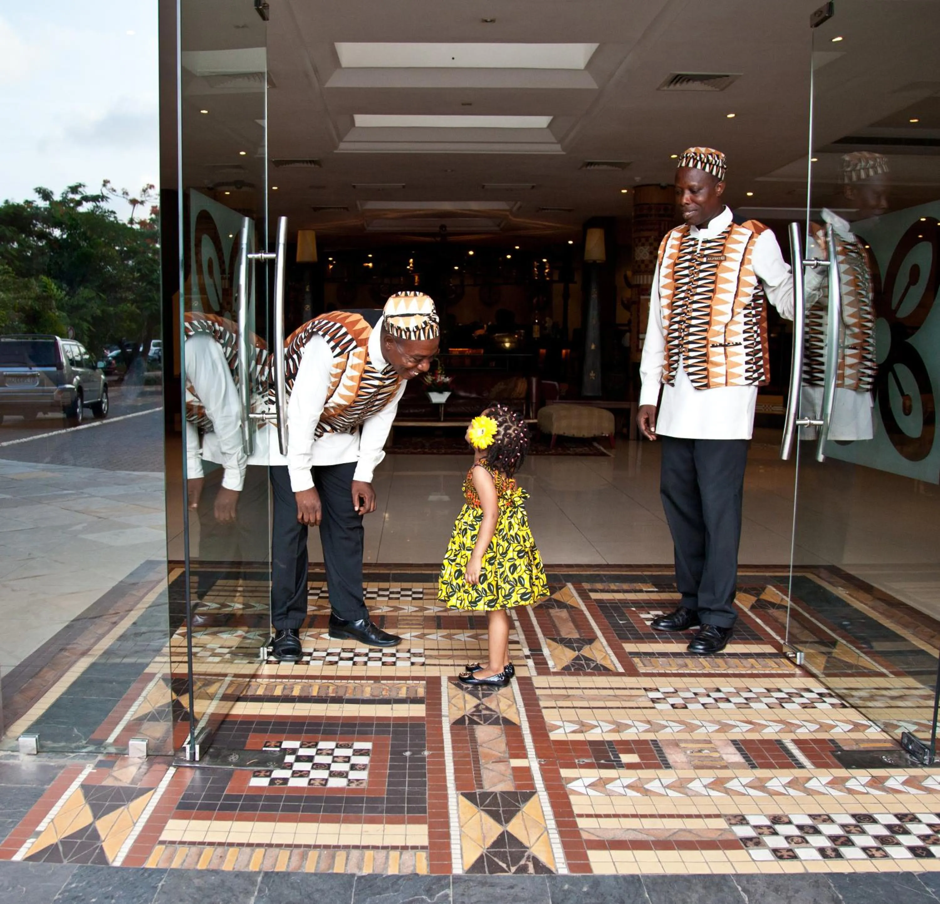 Facade/entrance in The African Regent Hotel