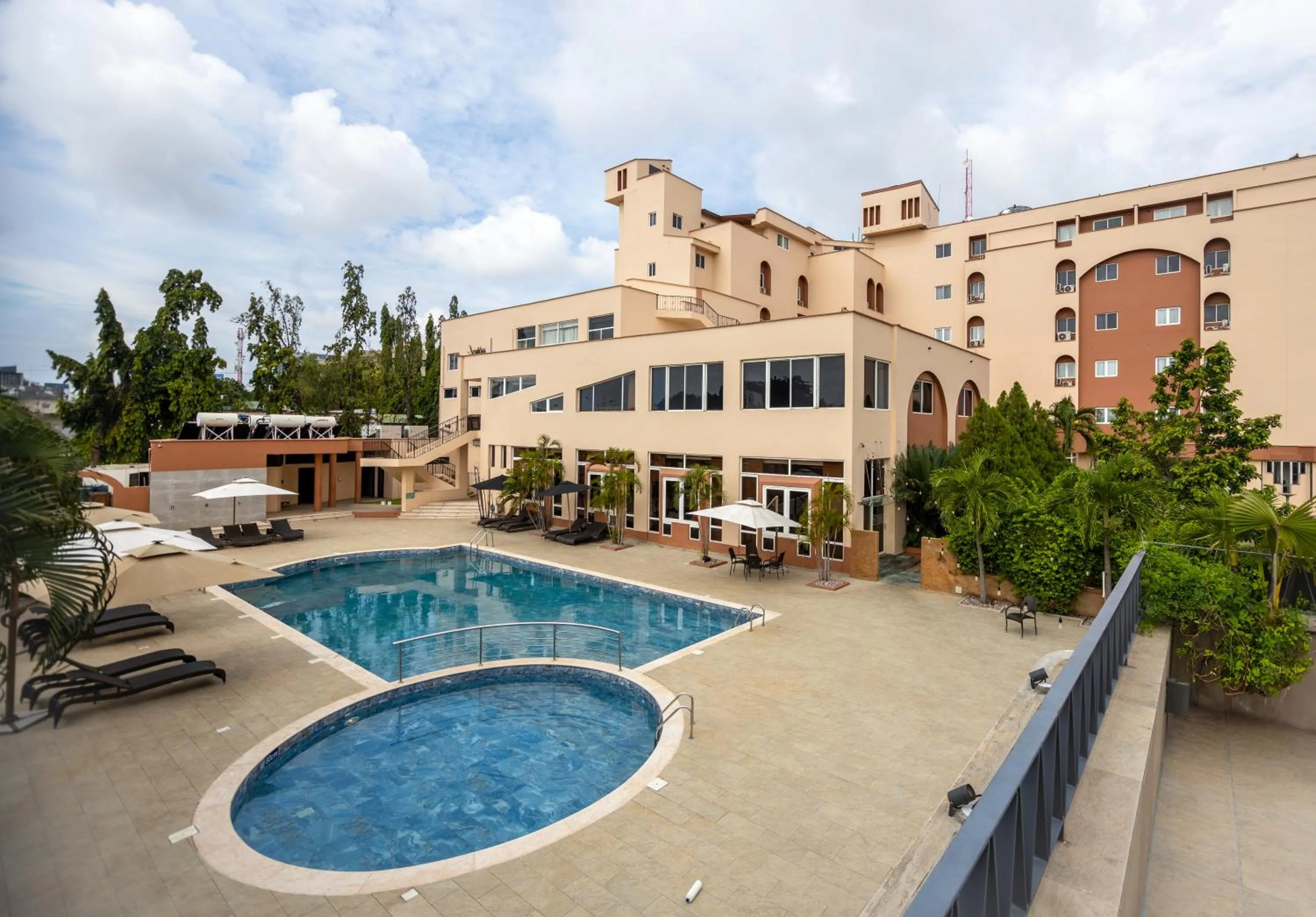 Property building in The African Regent Hotel