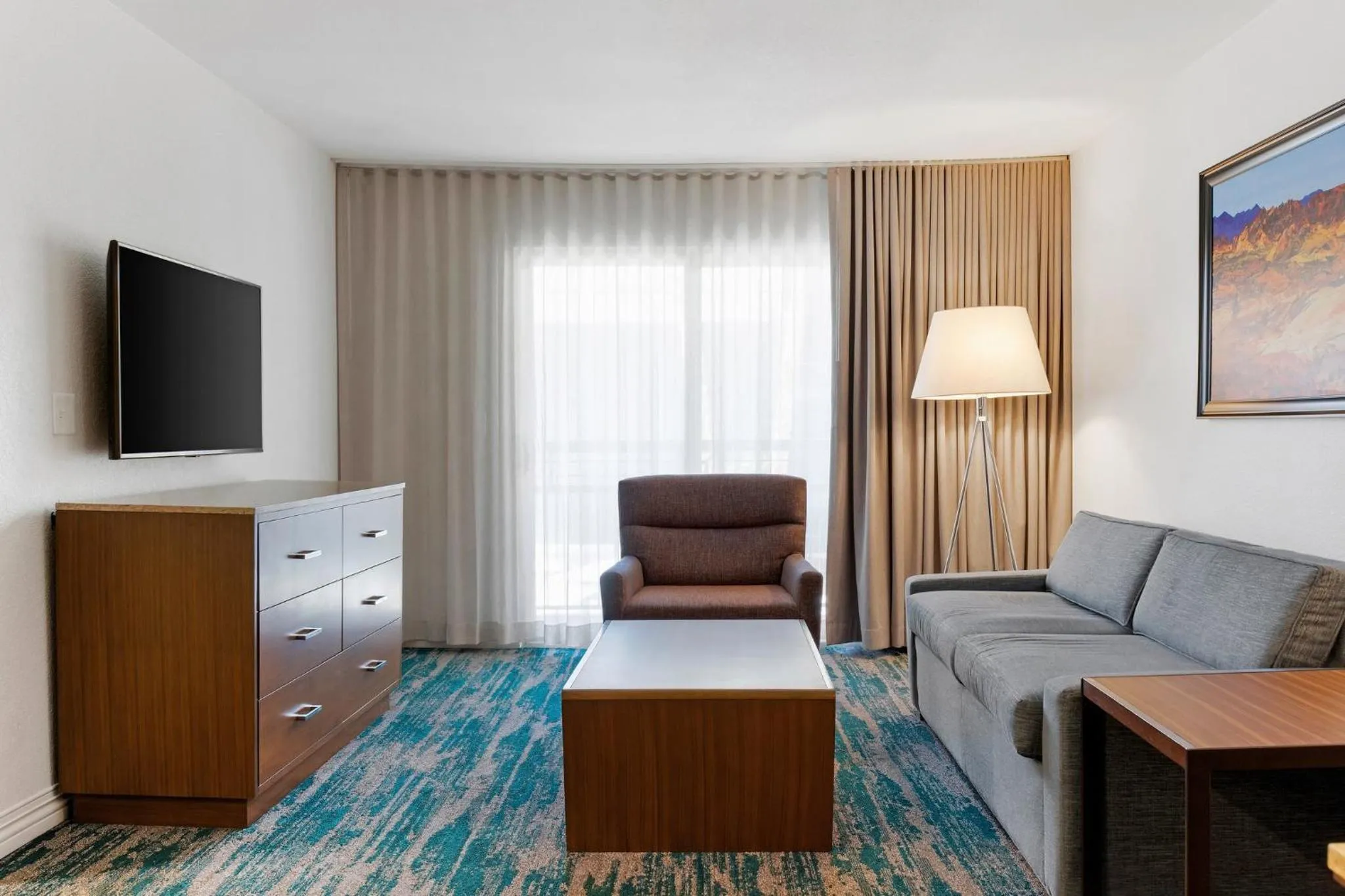 Living room in Desert Rose Resort