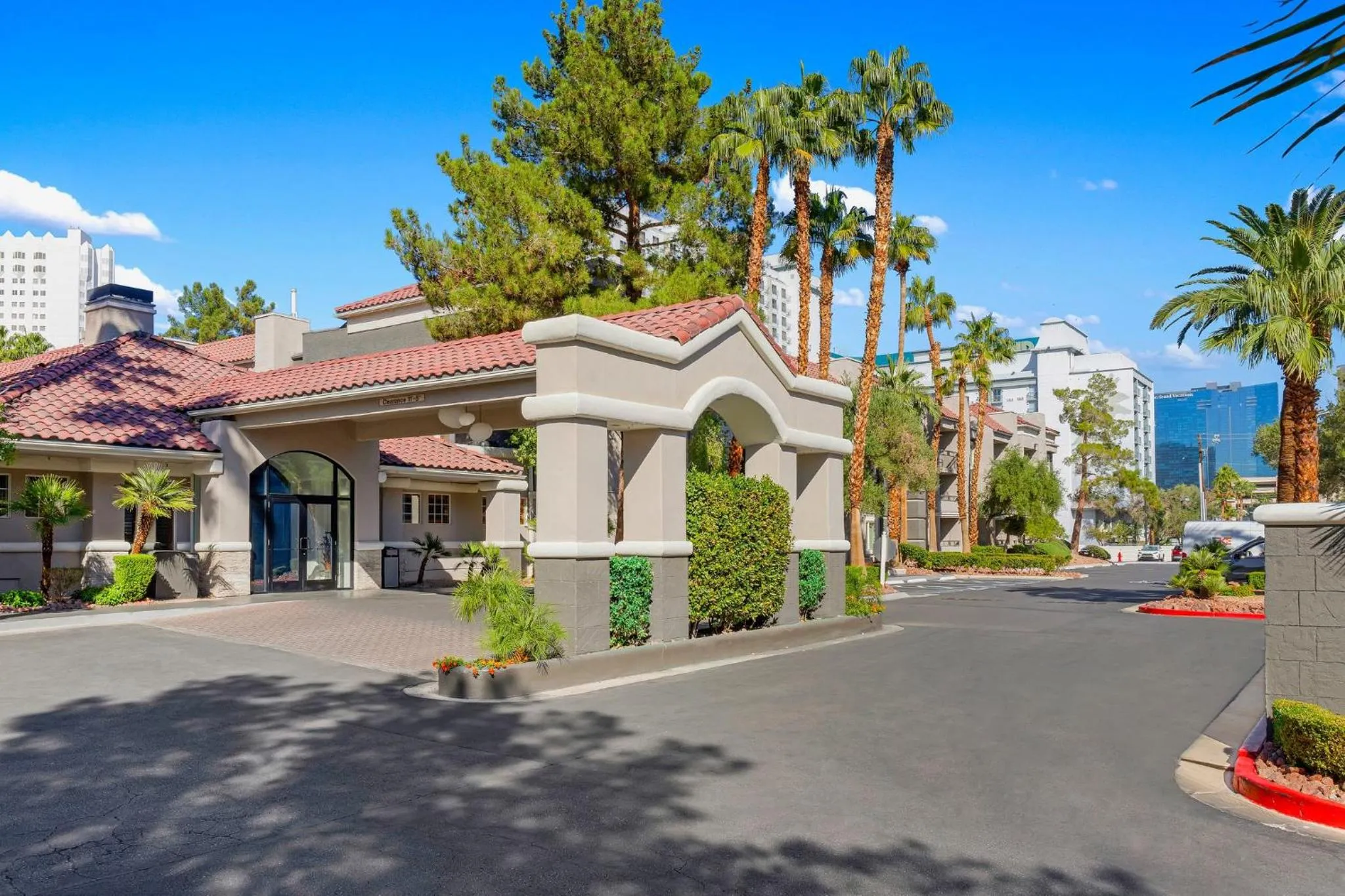 Property building in Desert Rose Resort