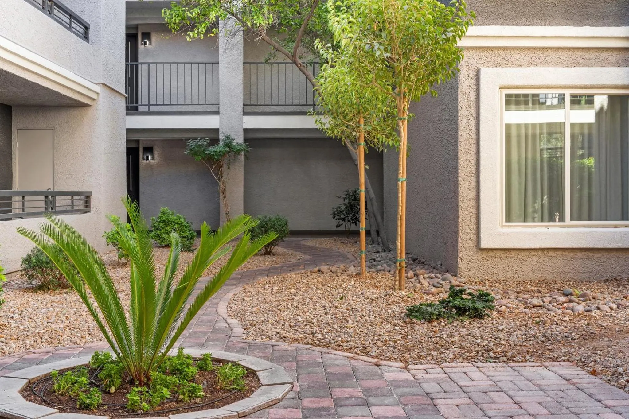 Inner courtyard view in Desert Rose Resort
