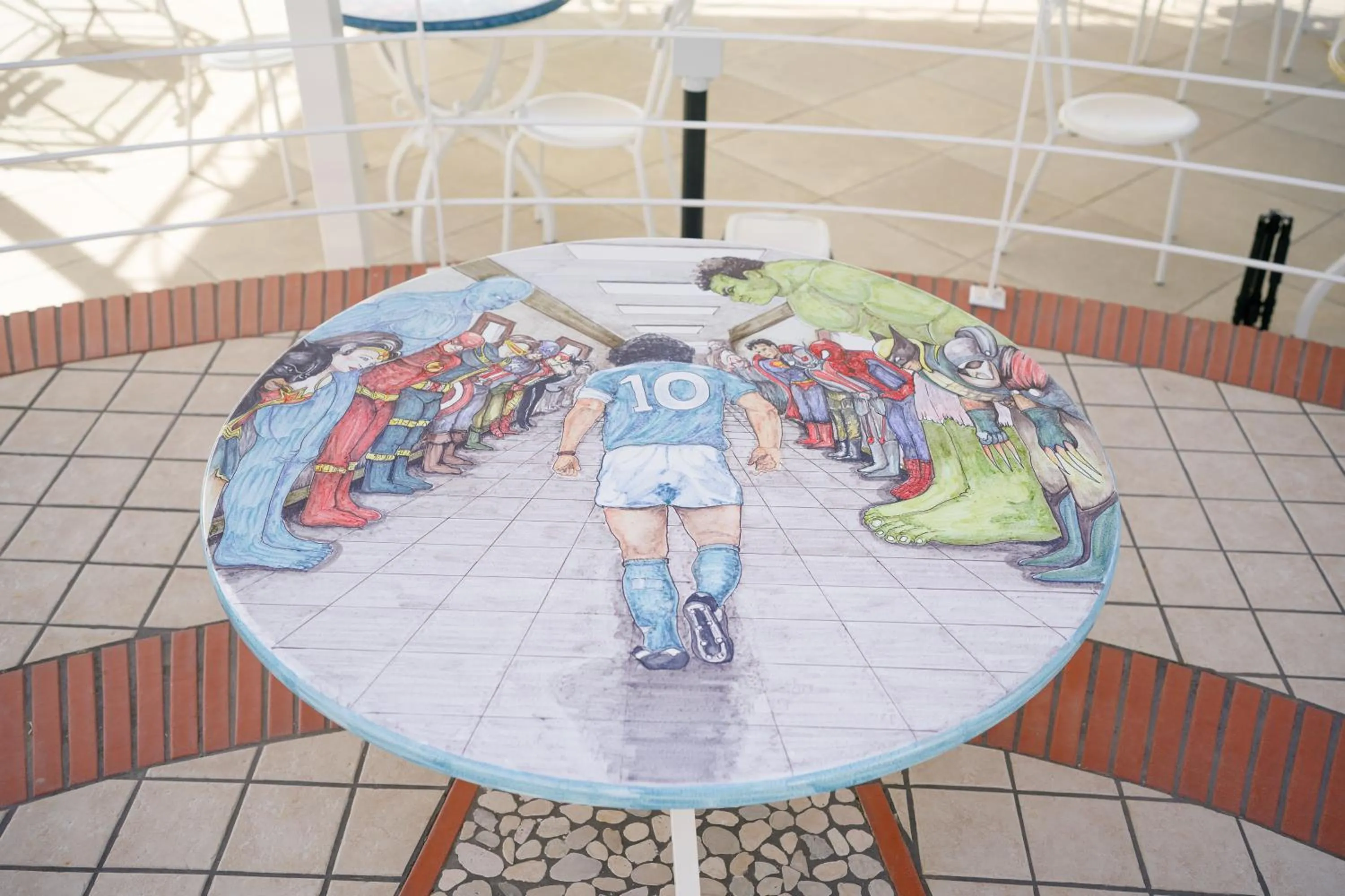 Decorative detail in Villa Maredona