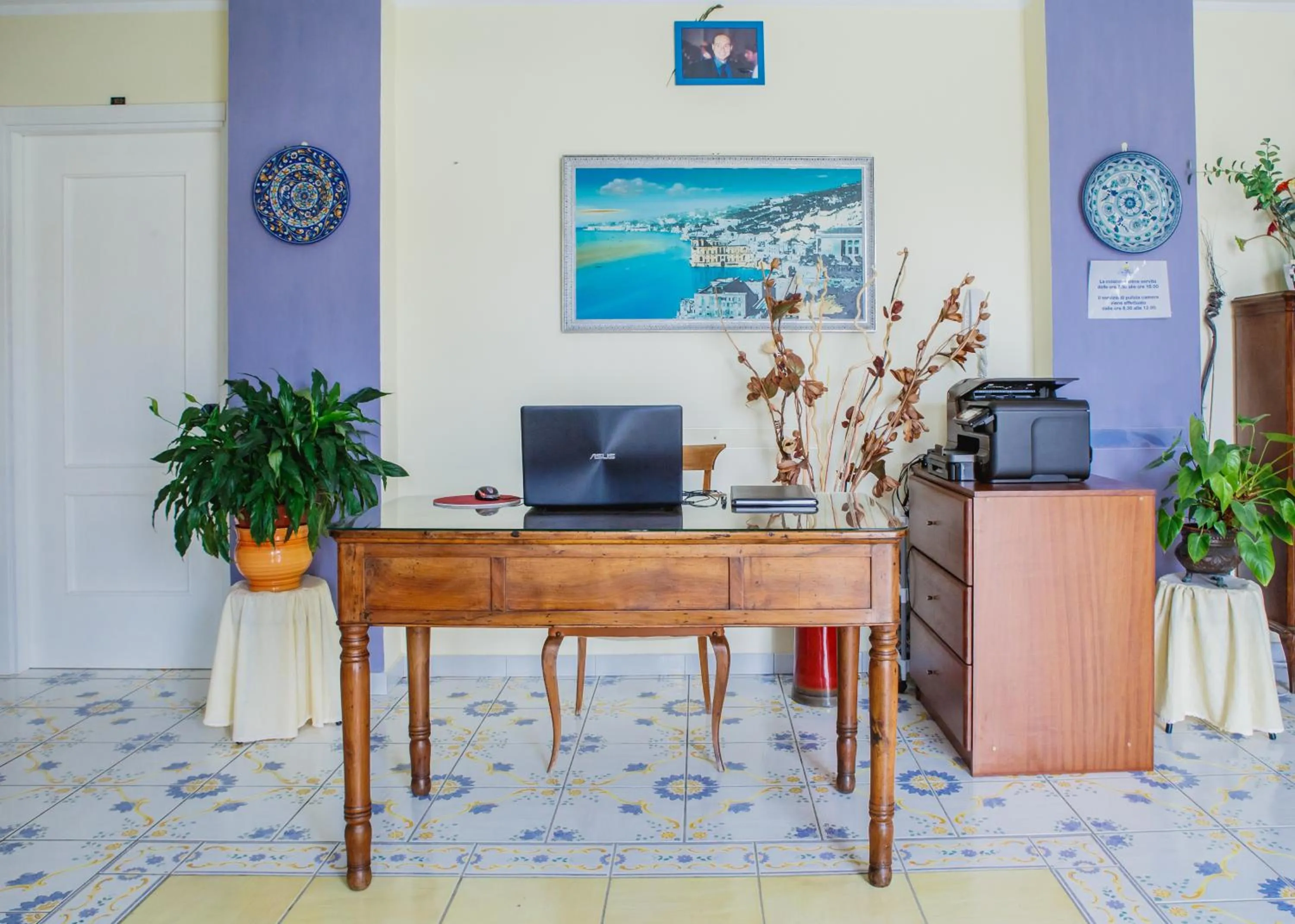 Lobby or reception in Villa Maredona