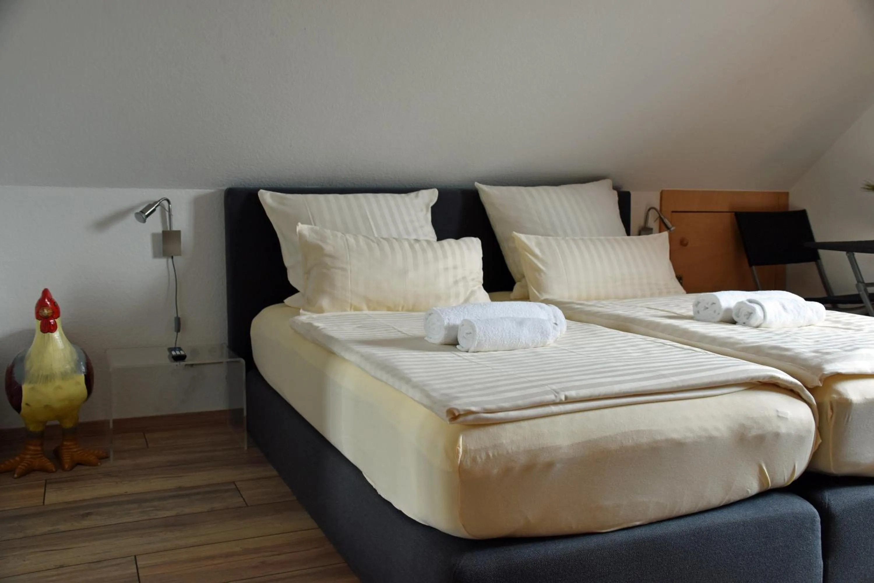Bedroom, Bed in Ferienwohnung Uchte