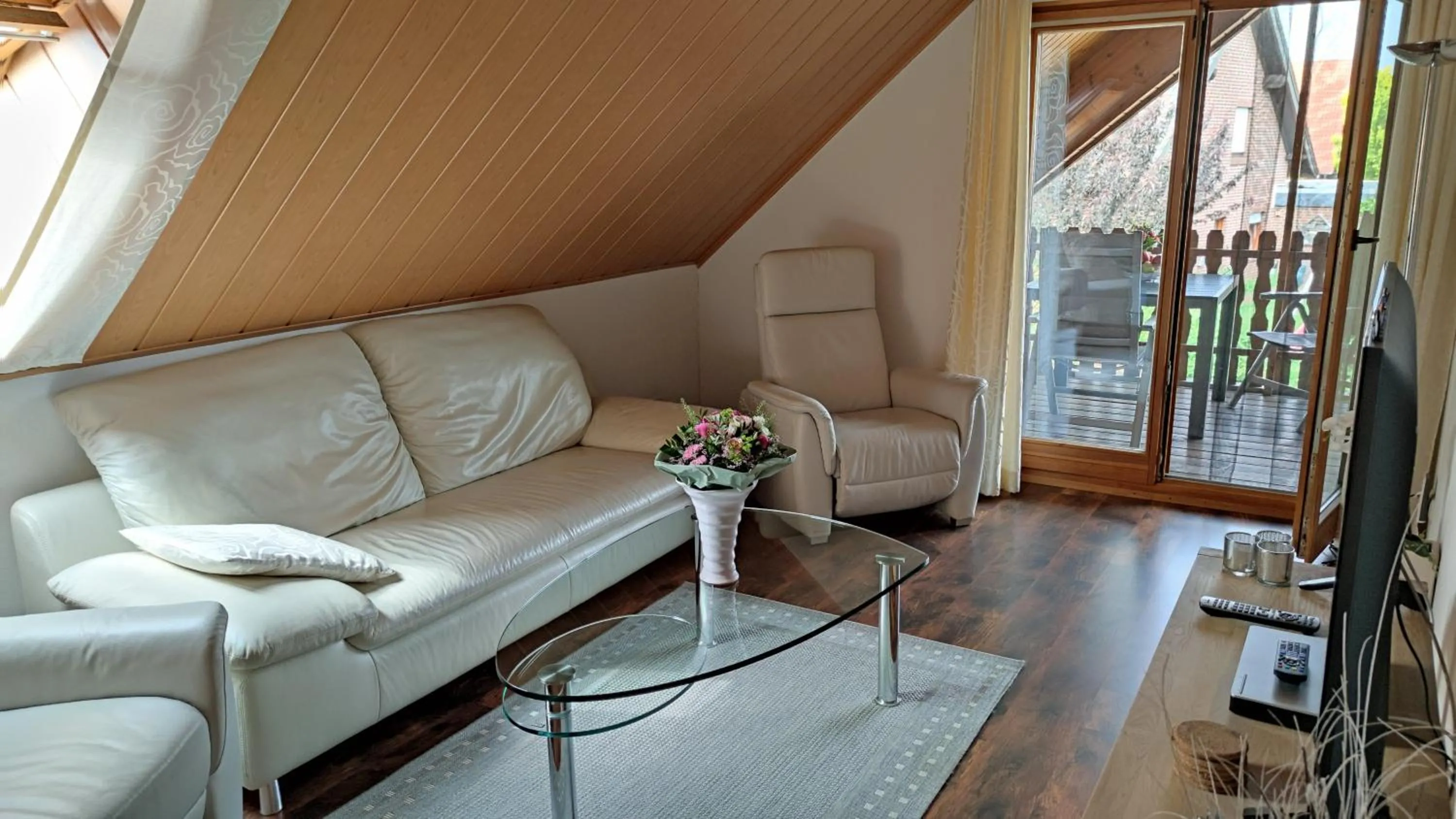 Living room in Ferienwohnung Uchte