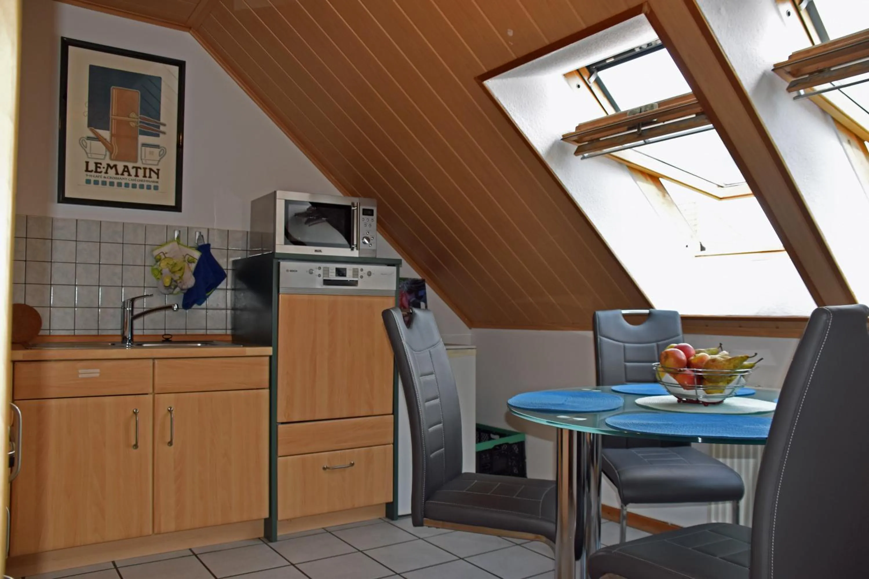 Kitchen or kitchenette in Ferienwohnung Uchte