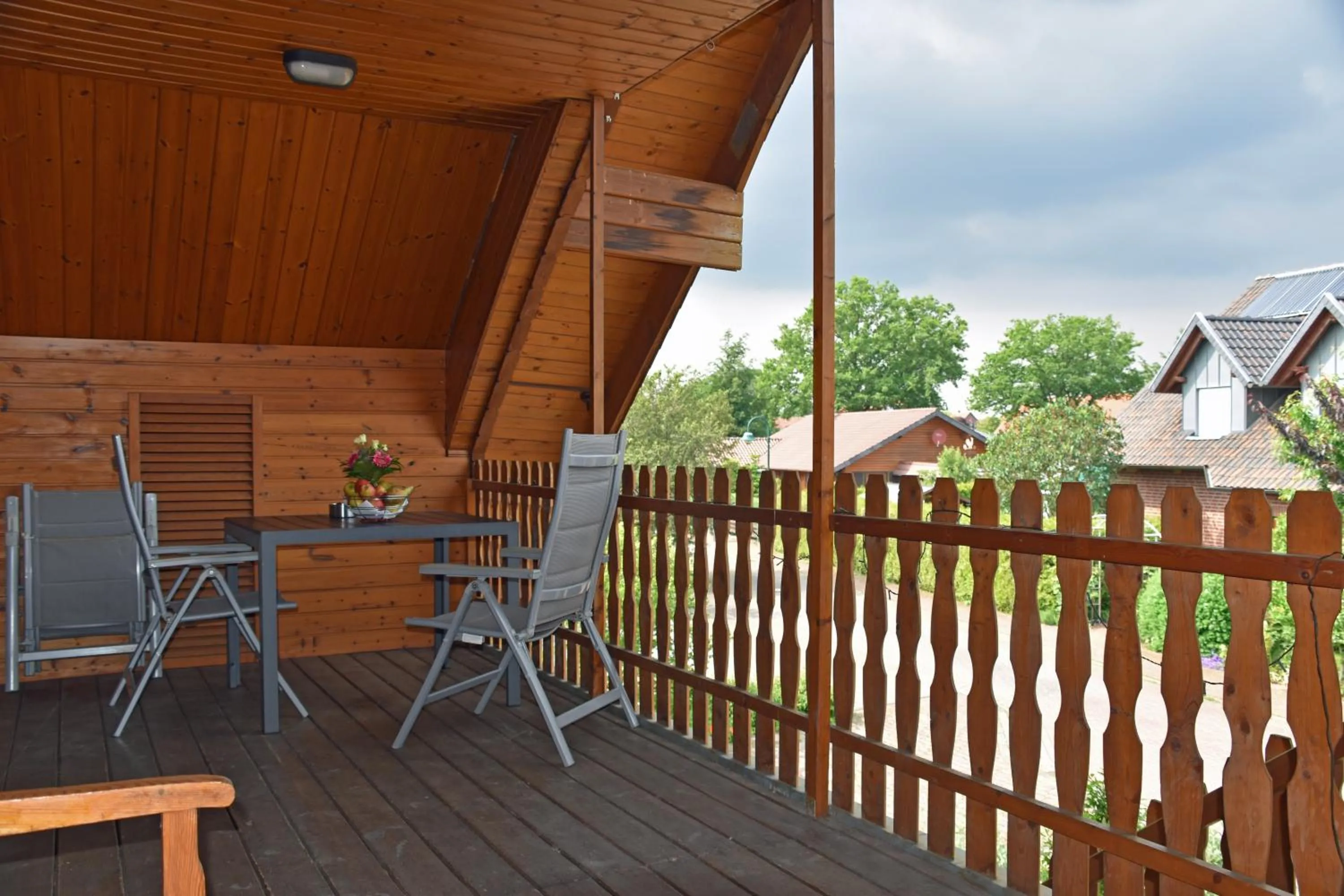 Balcony/Terrace in Ferienwohnung Uchte