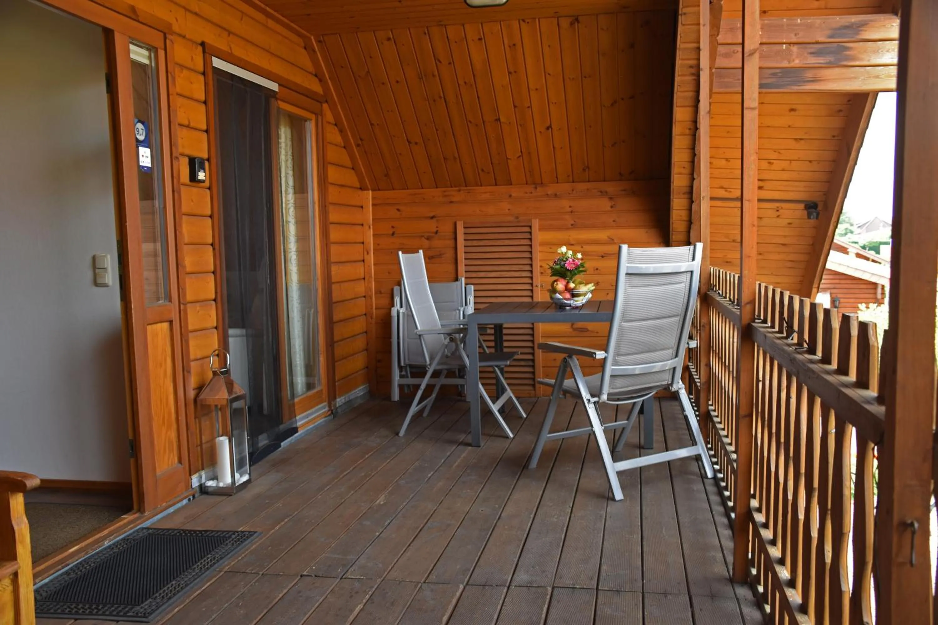Balcony/Terrace in Ferienwohnung Uchte