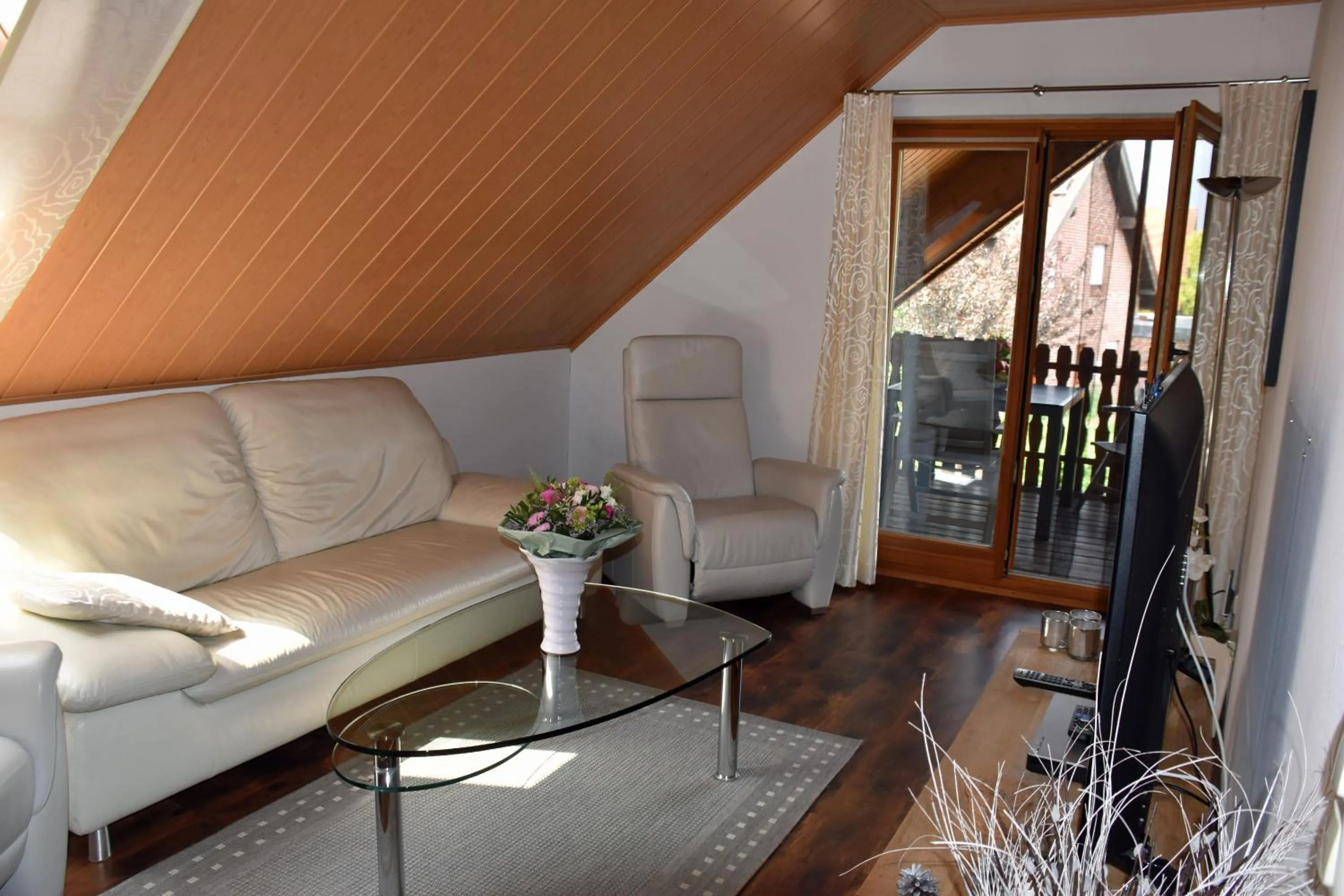 Living room in Ferienwohnung Uchte