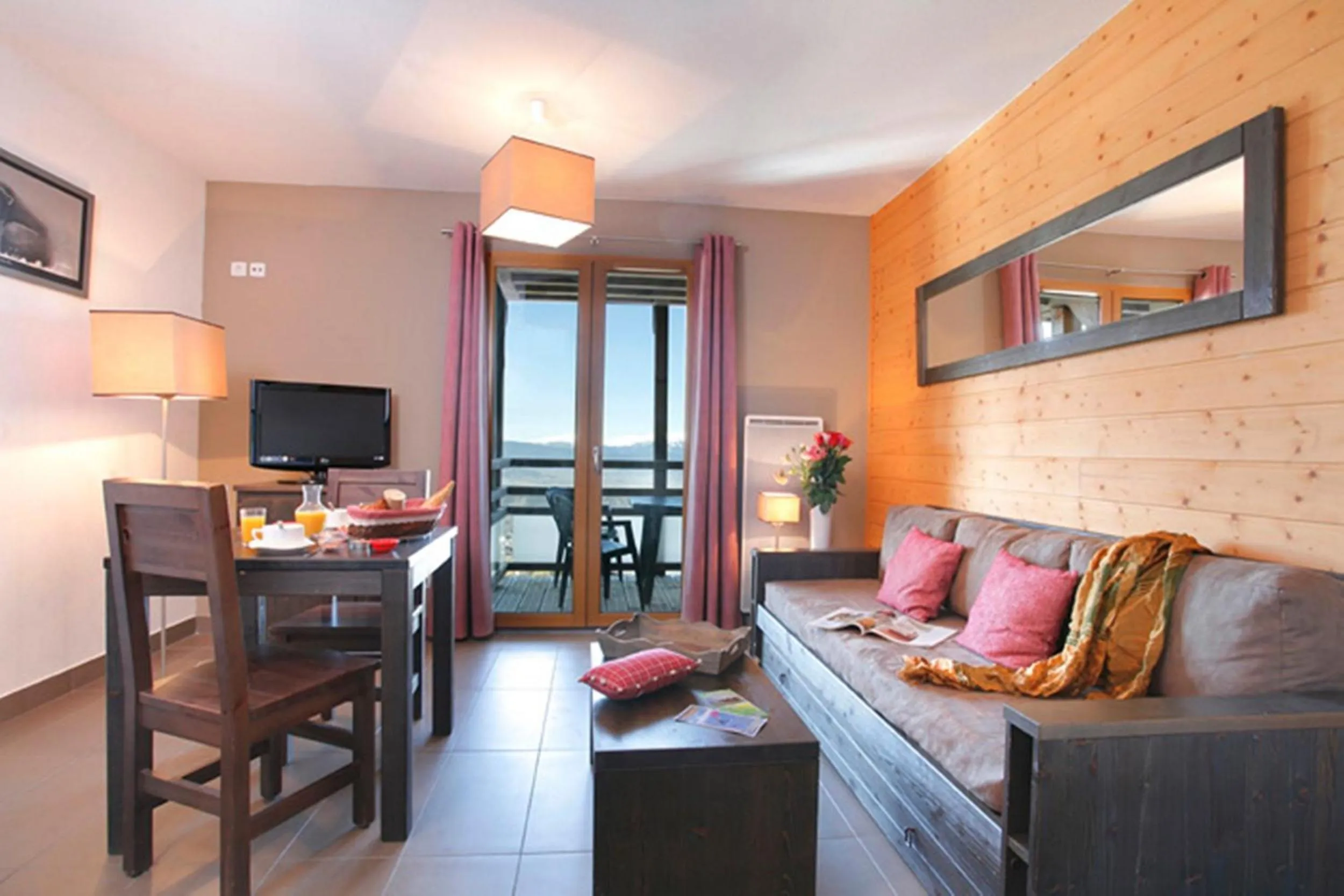 Living room in Résidence Le Pic de l'Ours