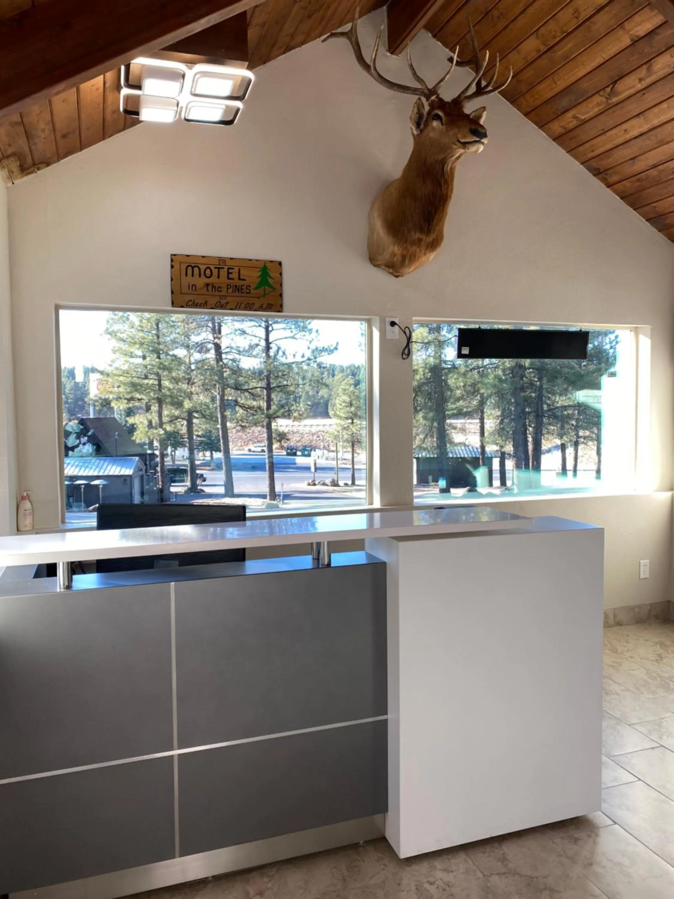 Lobby or reception in Motel In The Pines