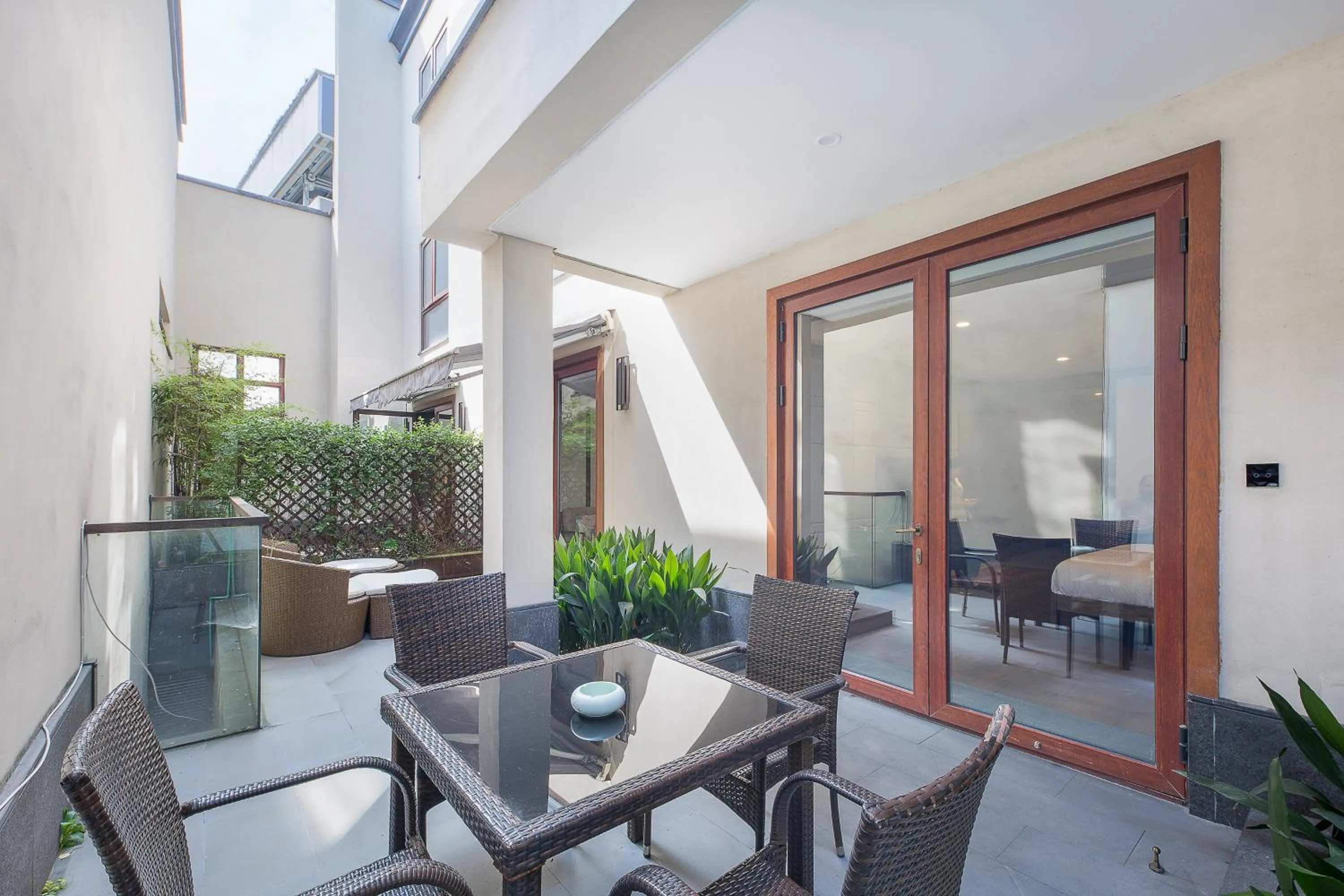 Balcony/Terrace in Hefu Hotel