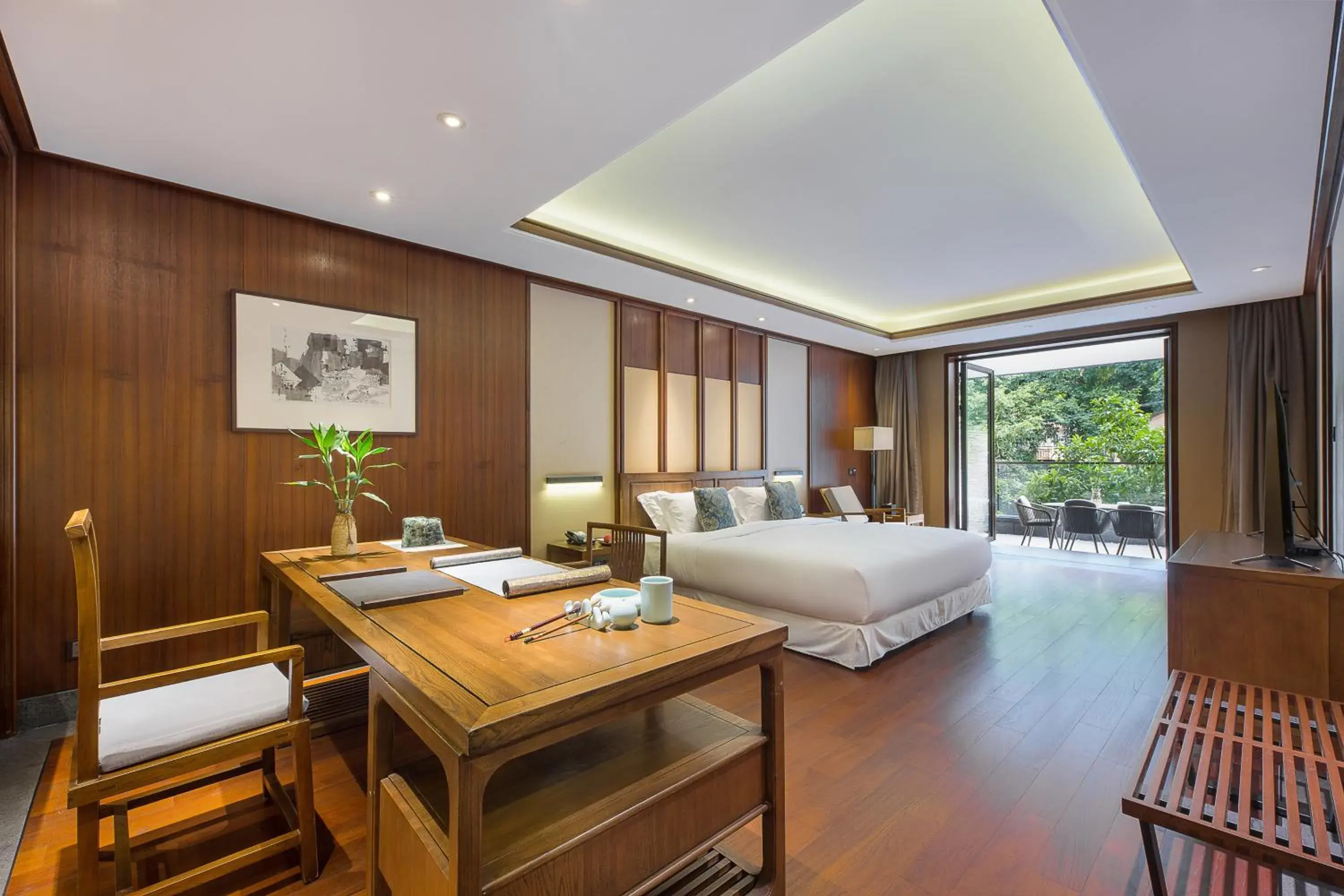 King Room with Garden View in Hefu Hotel King Room with Garden View in Hefu Hotel