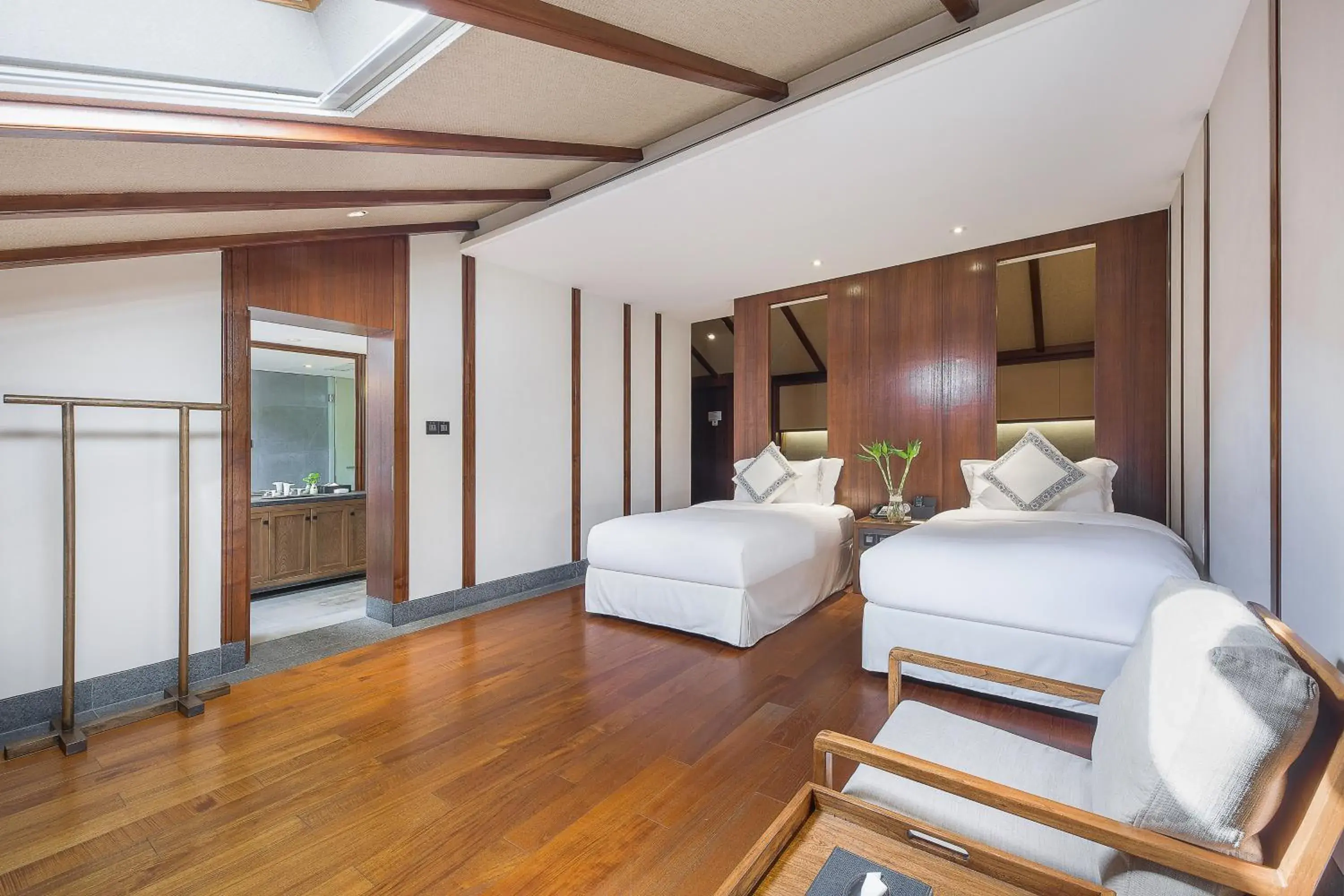 Deluxe Twin Room in Hefu Hotel Deluxe Twin Room in Hefu Hotel