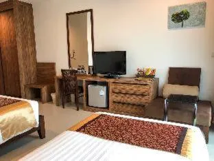 Bed in The Pannarai Hotel