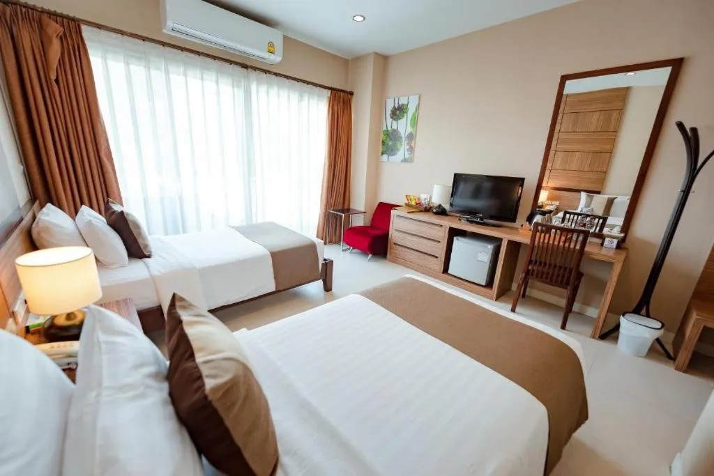 Bed in The Pannarai Hotel