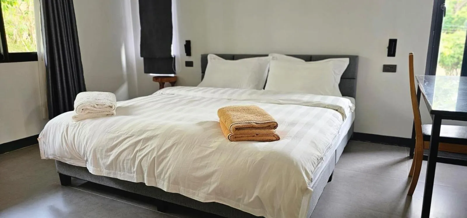 Bed in Aranya Resort Koh Lanta