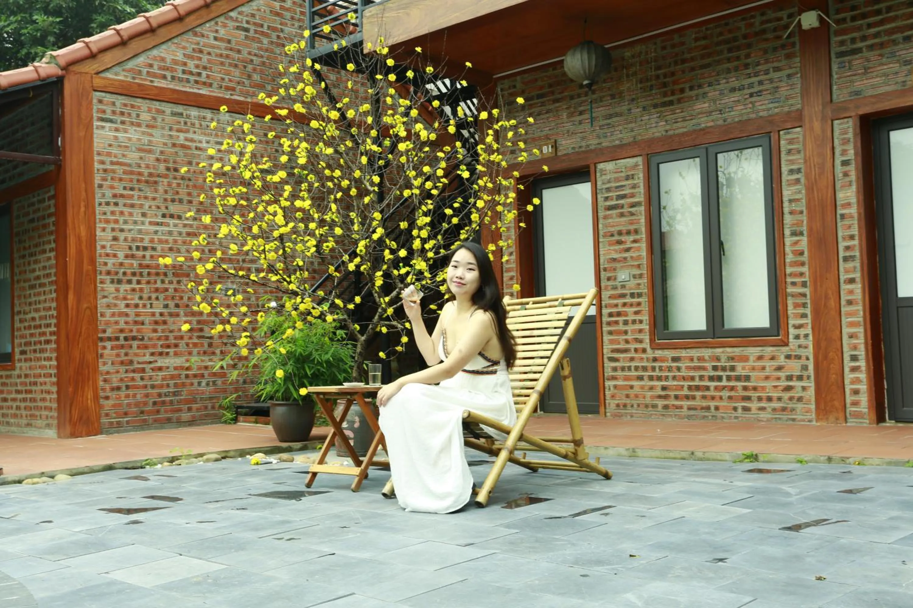 Garden in Ninh Binh Valle Montana Homestay