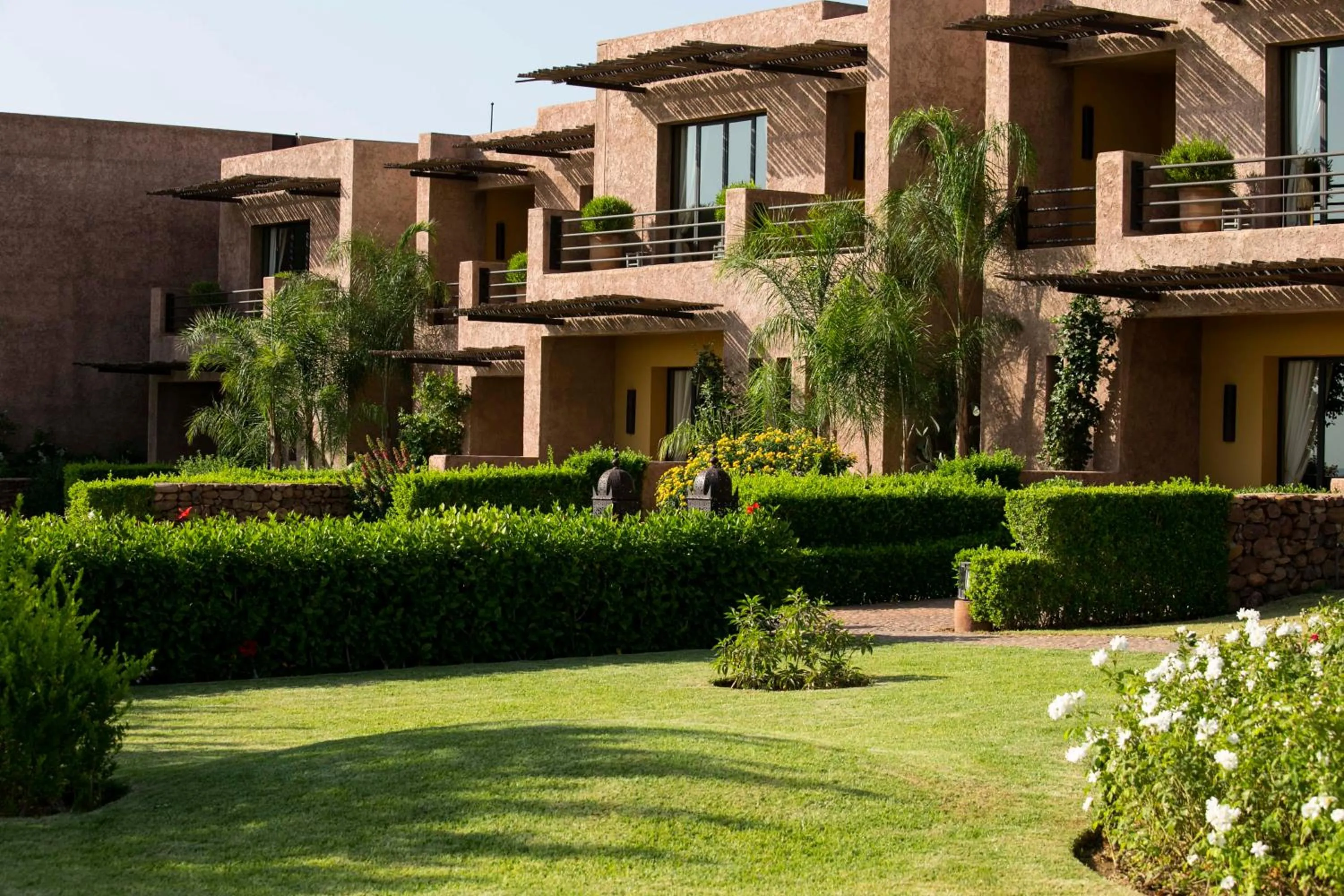 Garden view in Le Palais Paysan