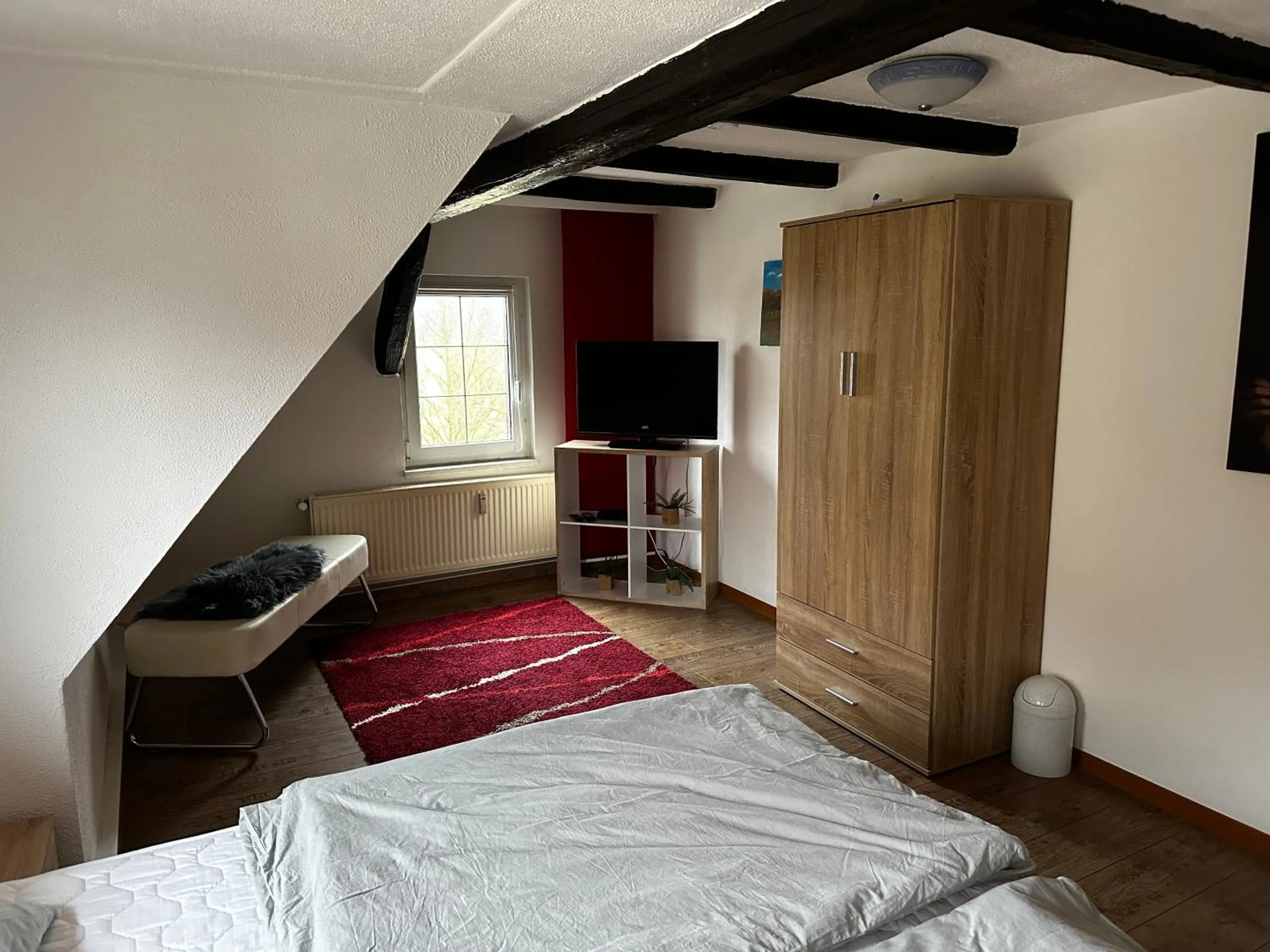 Bedroom in Pension Zum Fäßchen