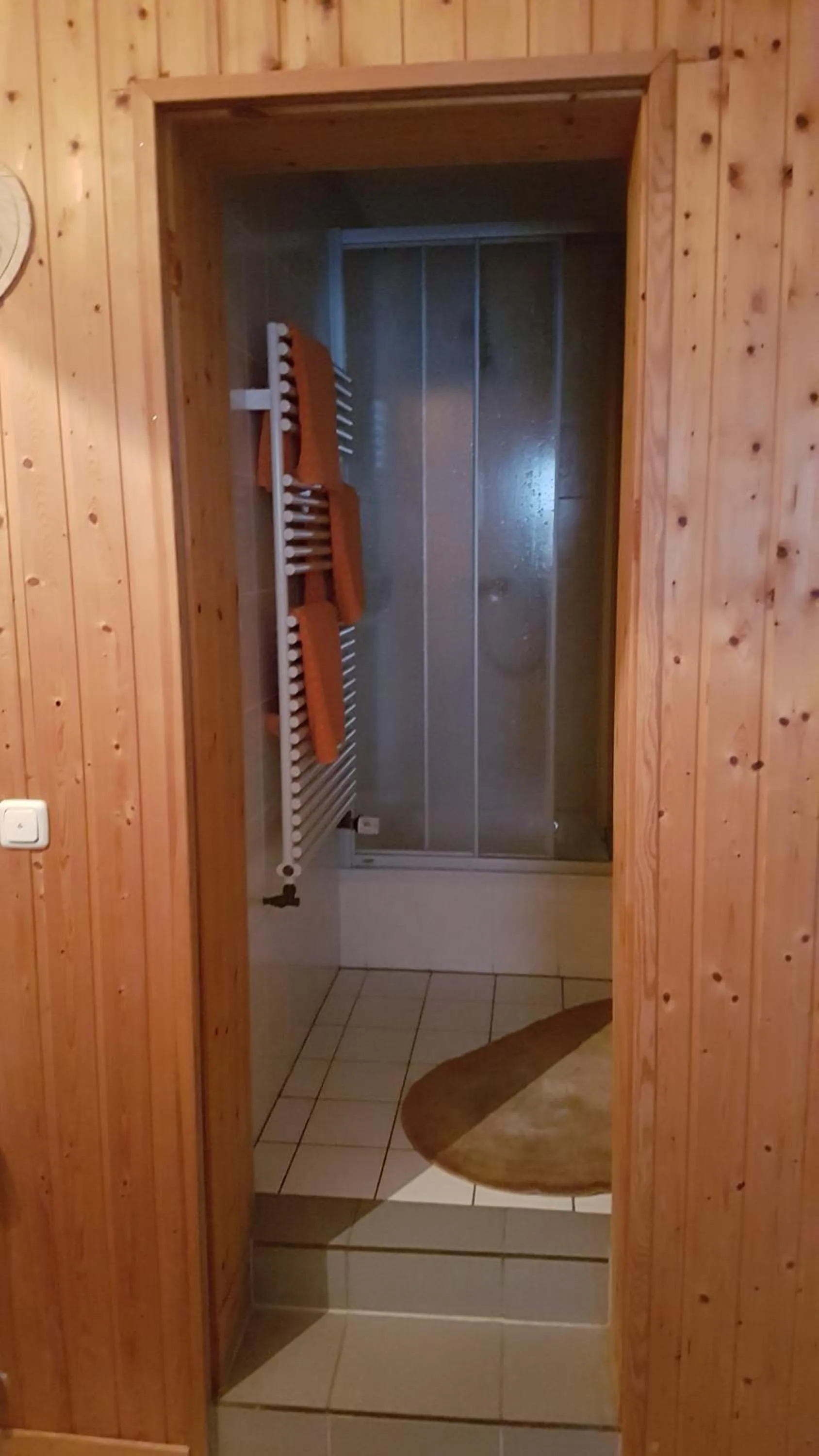 Bathroom in Pension Zum Fäßchen