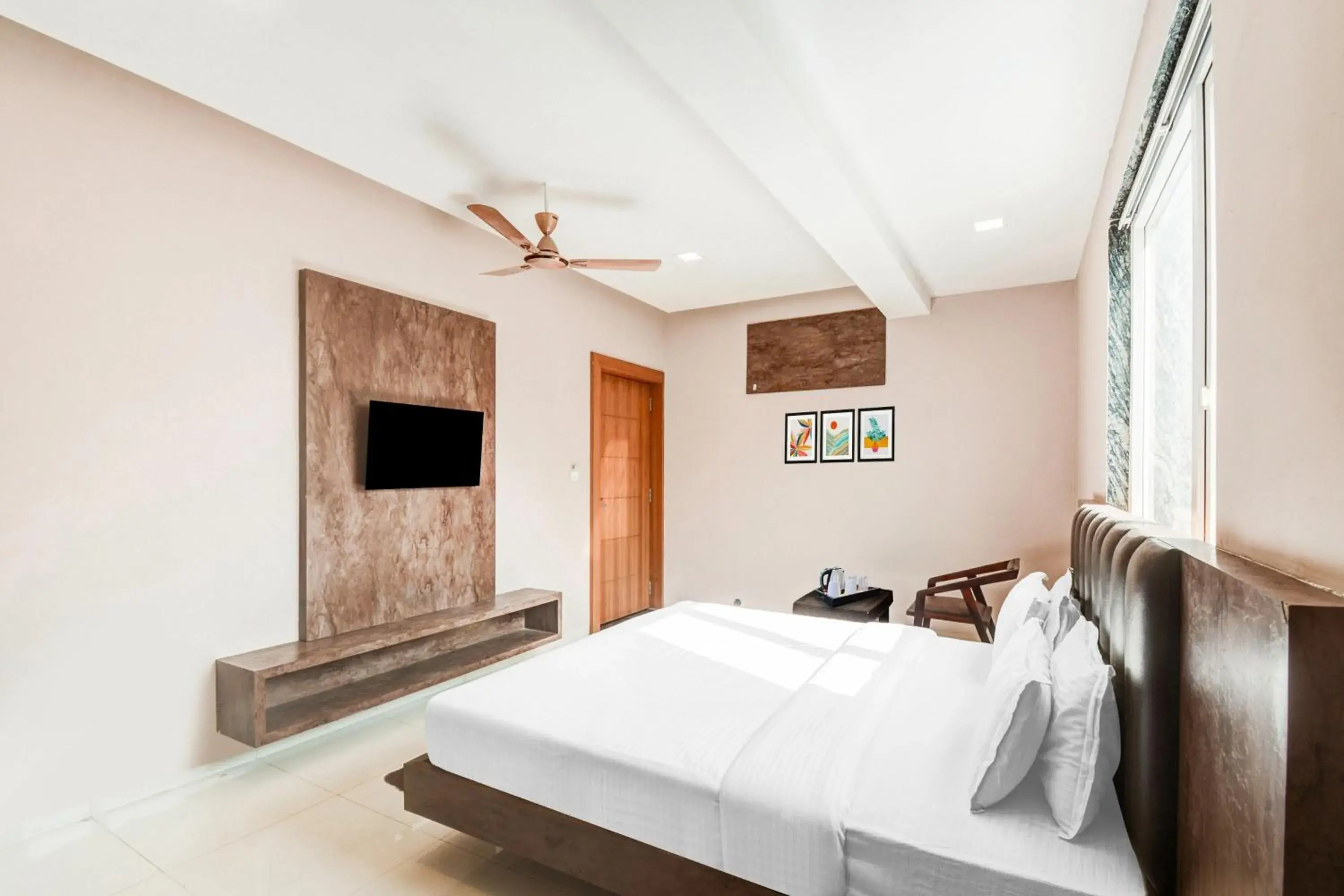 Classic Triple Room - single occupancy in Palette by CheckIn Goverdhan Villas Formerly The White Fresco Classic Triple Room - single occupancy in Palette by CheckIn Goverdhan Villas Formerly The White Fresco