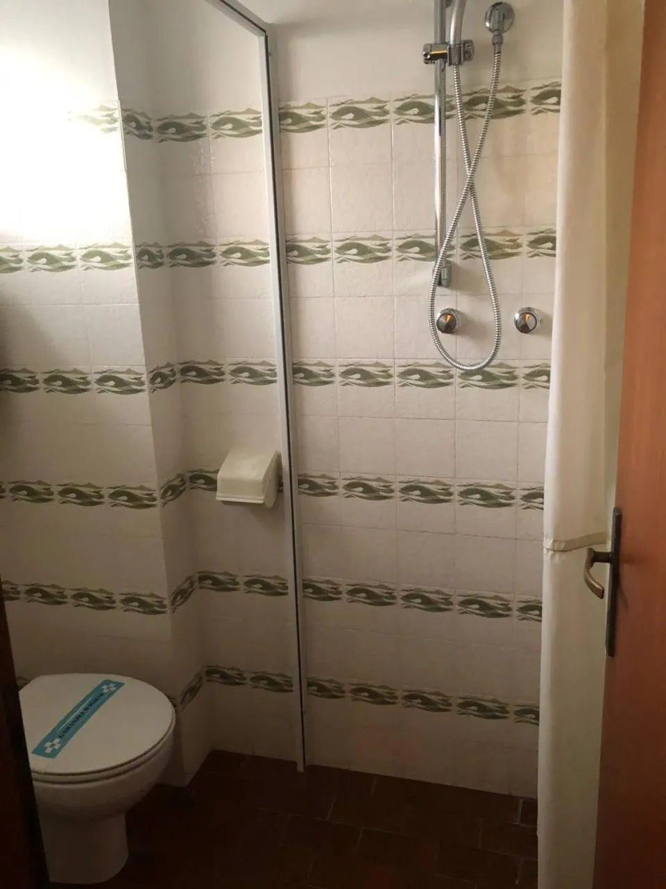 Shower in Hotel Wega