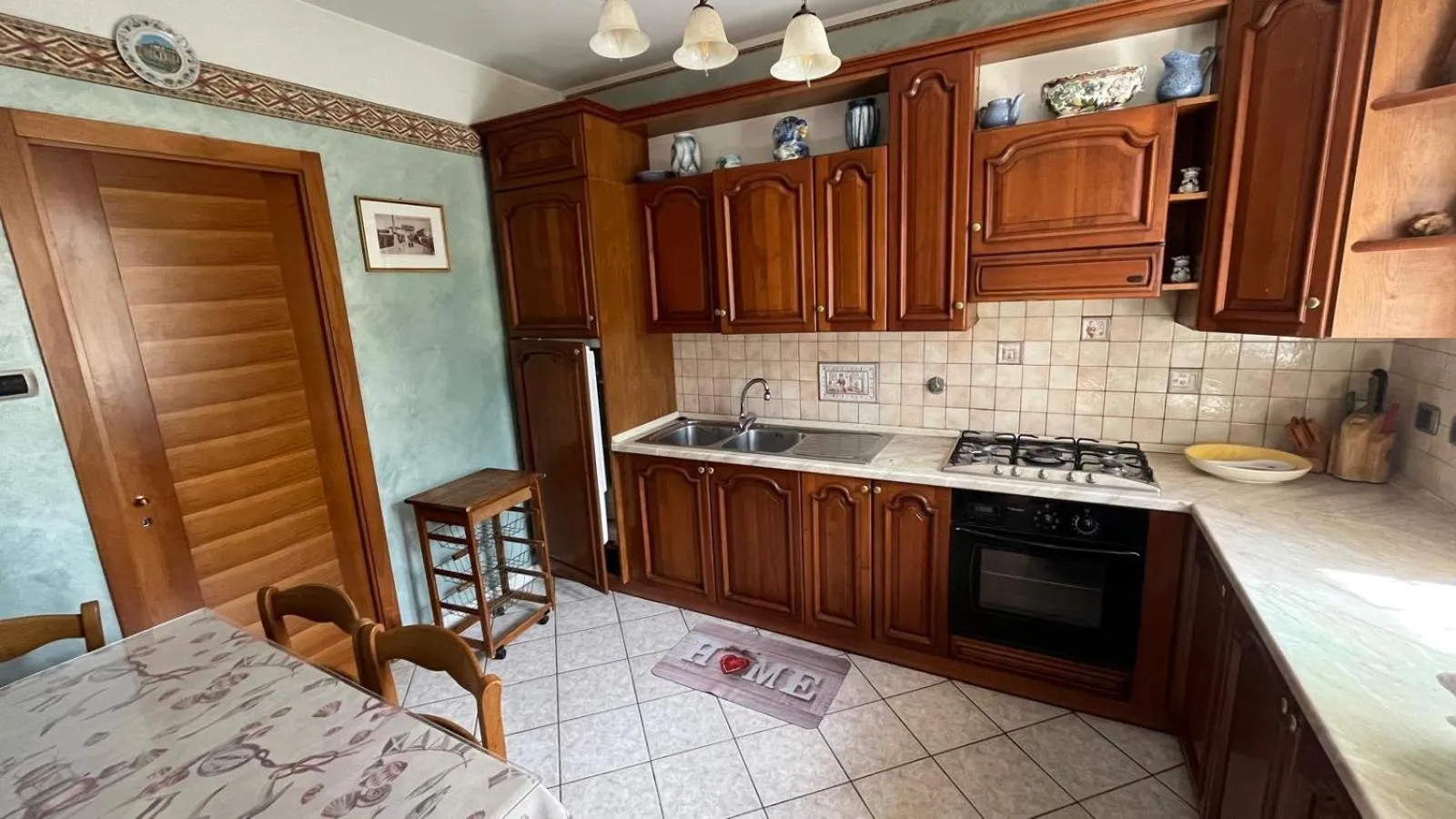 Kitchen or kitchenette in Hotel Wega