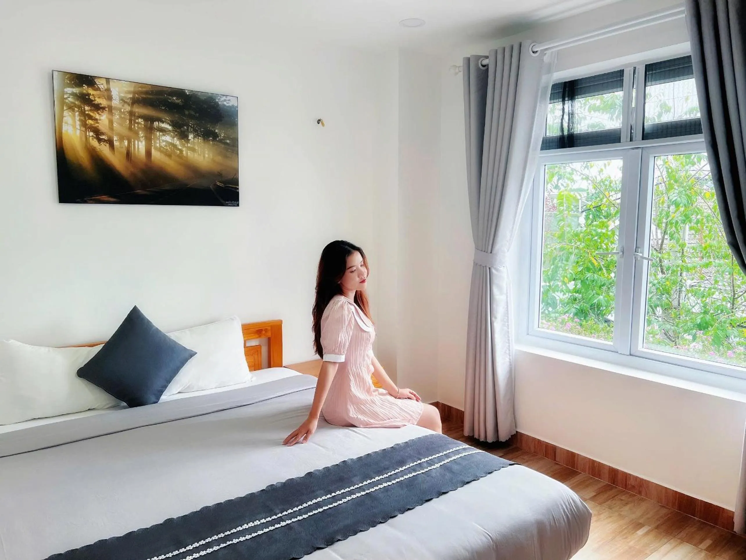 Bed in Đỗ Gia Bảo Villa