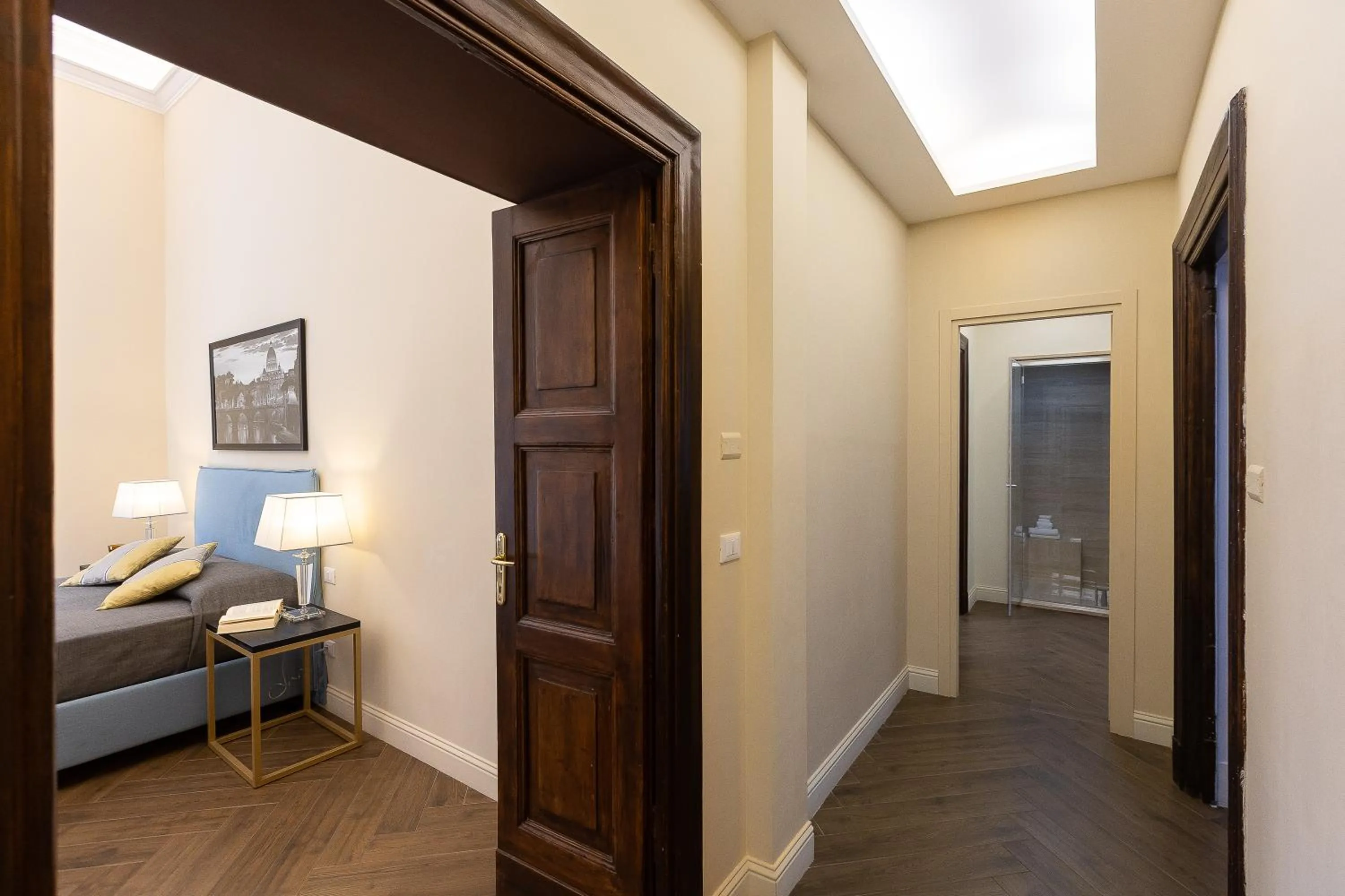 Bed in SPA Apartment Via Barberini