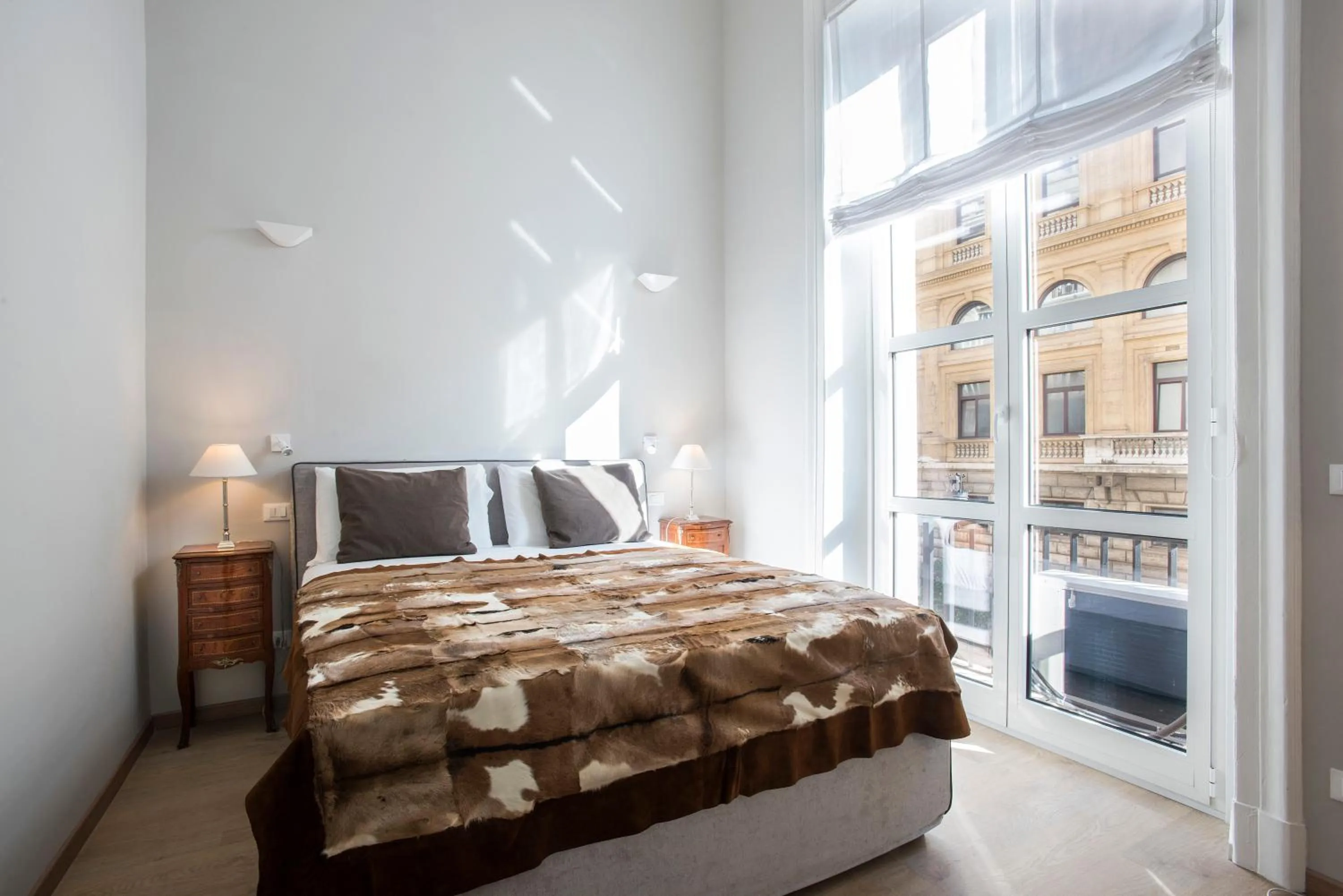 Bed in SPA Apartment Via Barberini