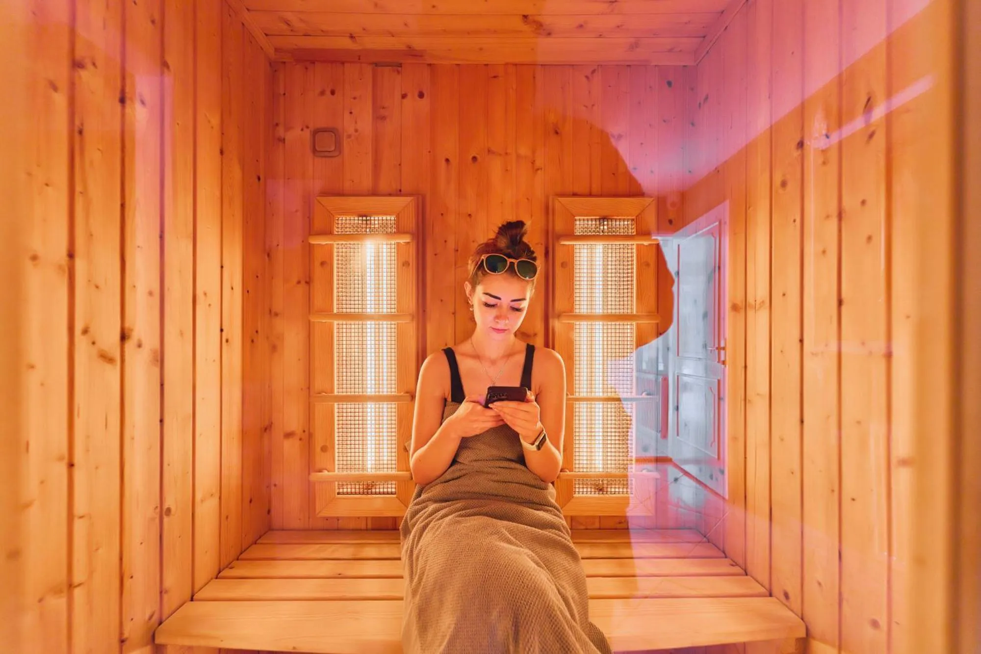 Sauna in Tokajer Wellness Panzió